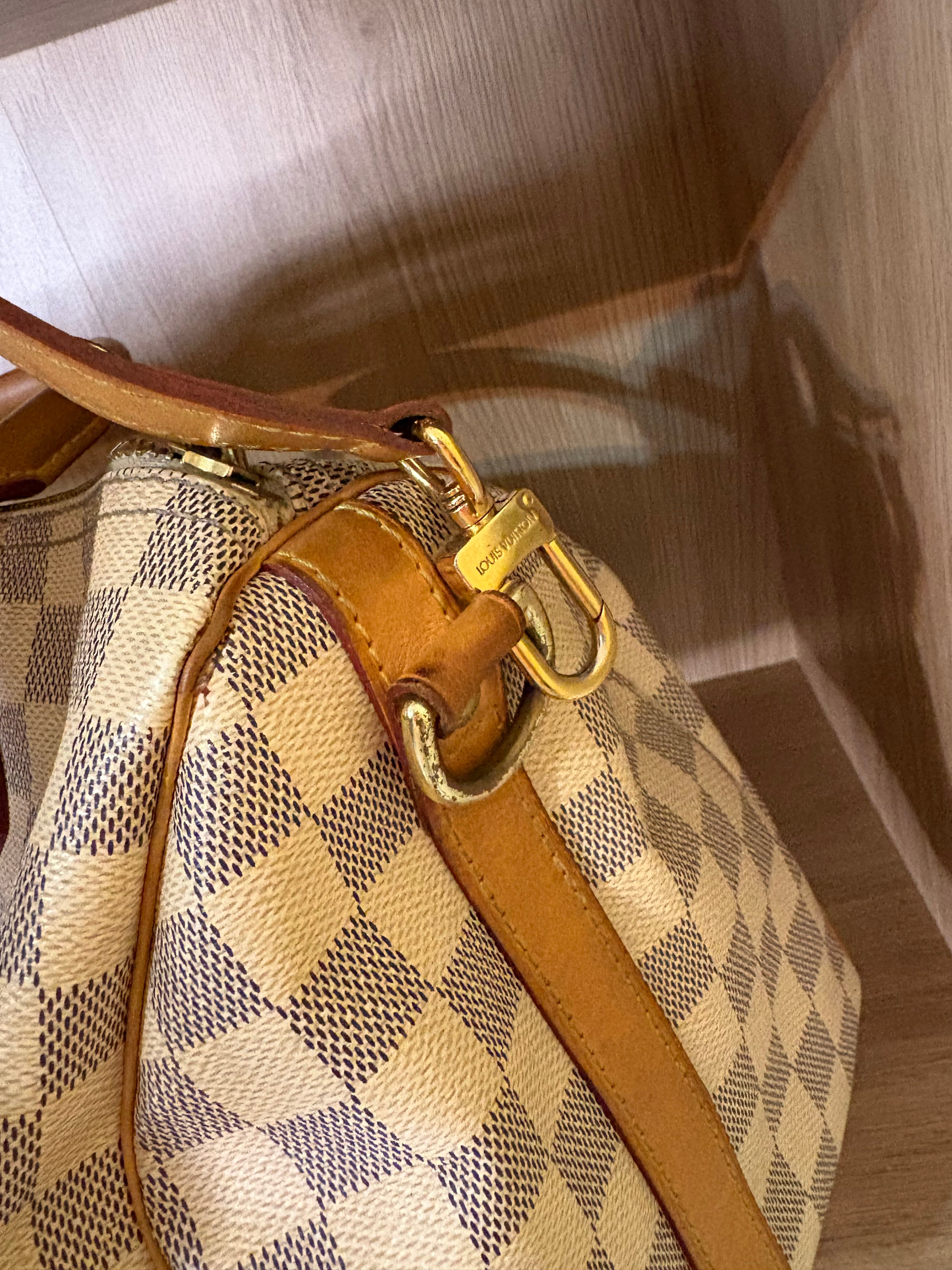 Louis Vuitton Speedy 30 Damier Azur Bandolera