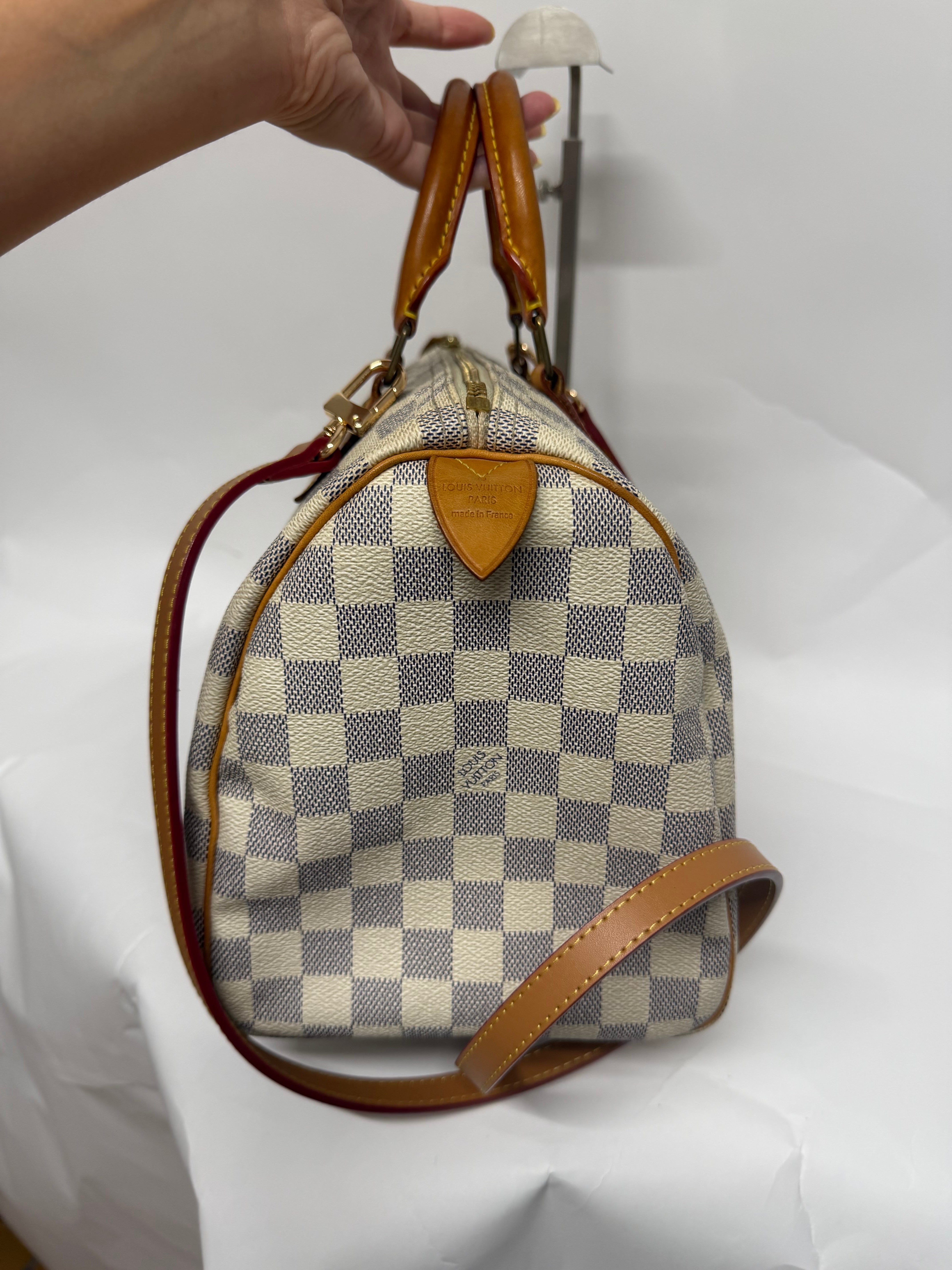 Louis Vuitton Speedy 30 Damier Azur