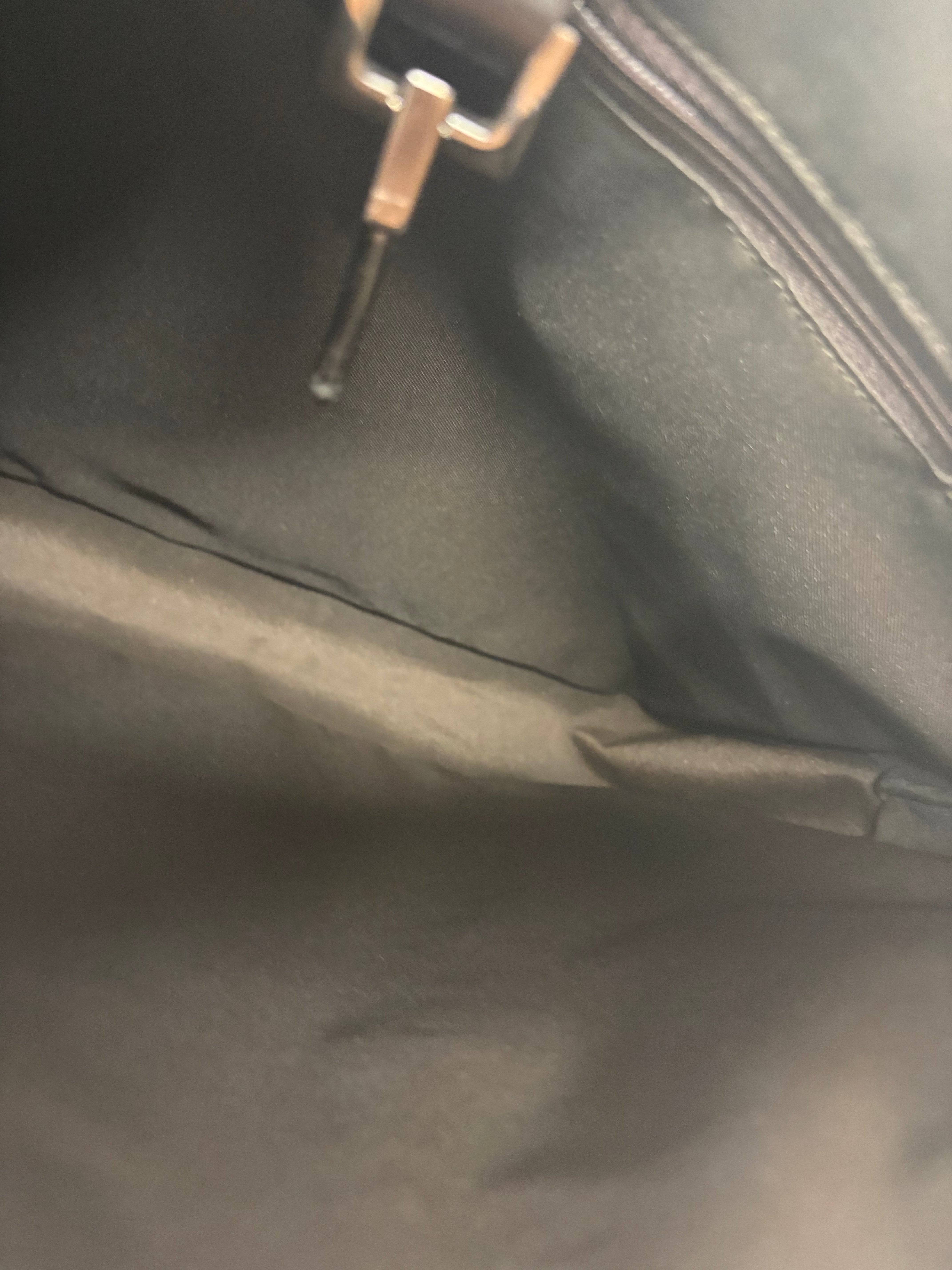 Gucci Jackie Grande Clásico Vintage | GG Canvas & Piel Marrón Oscuro