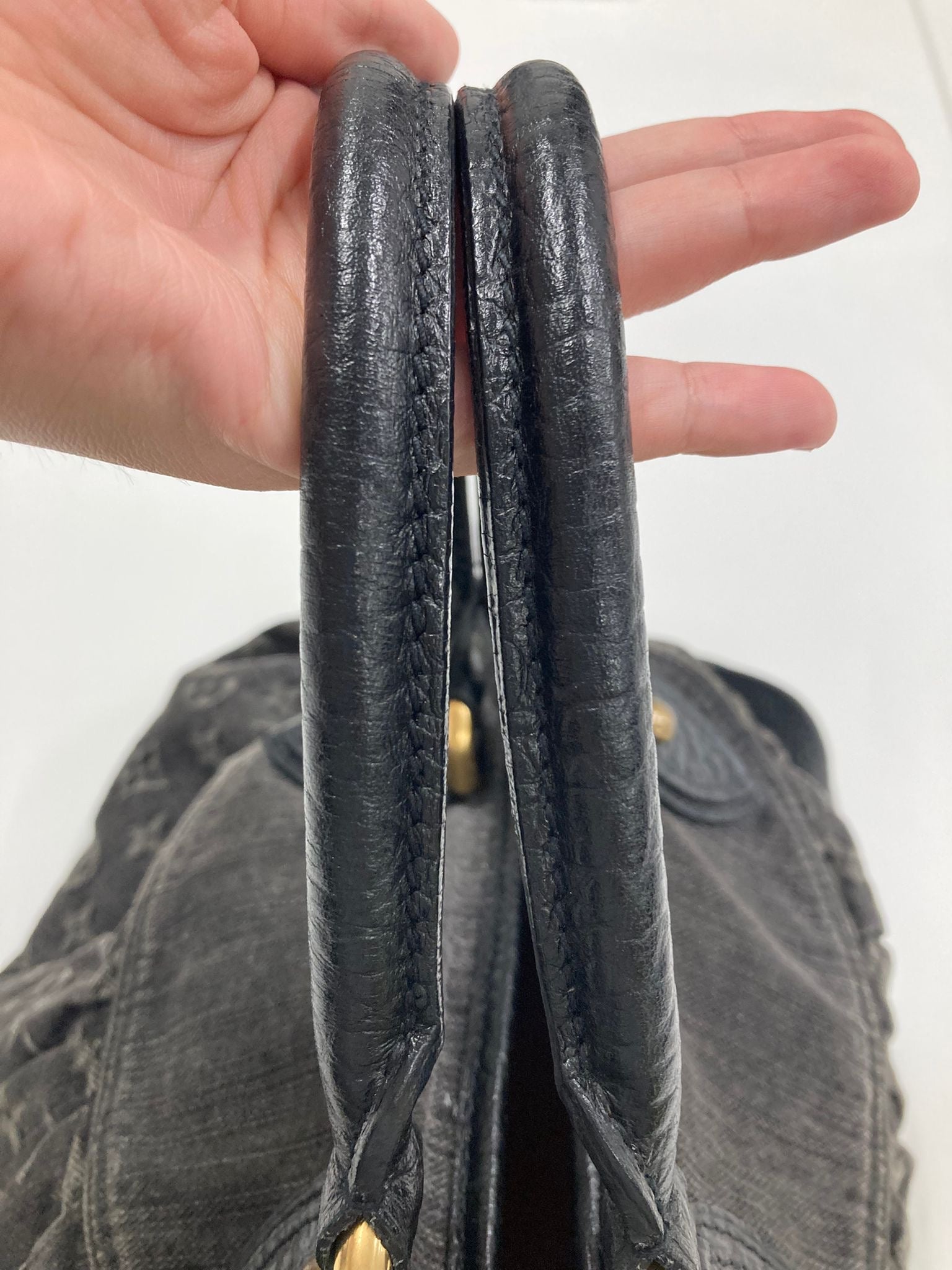 Louis Vuitton Neo Cabby MM Denim negro Monogram