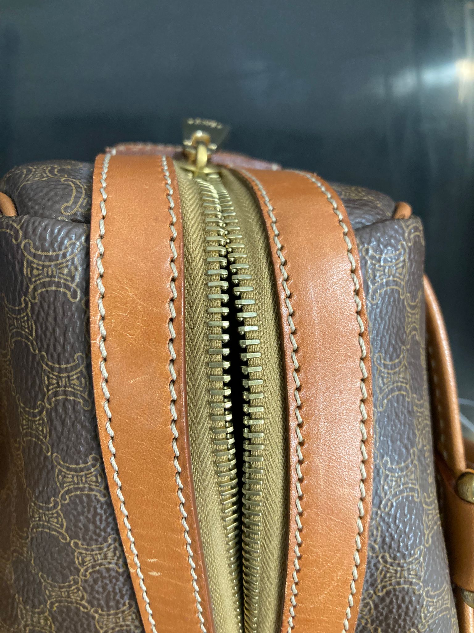 Céline Macadam Boston Bag