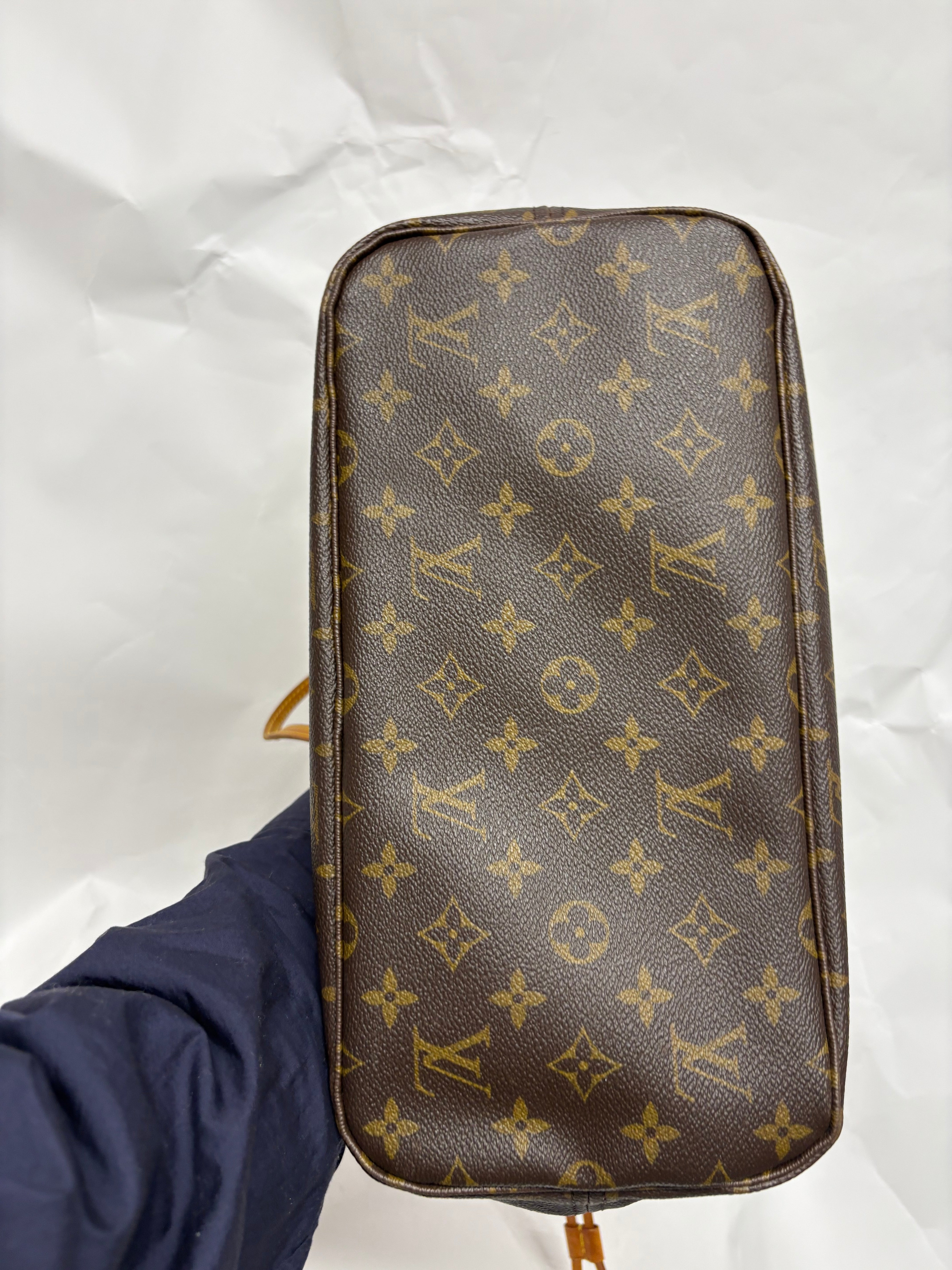 Louis Vuitton Neverfull MM Monogram y Beige