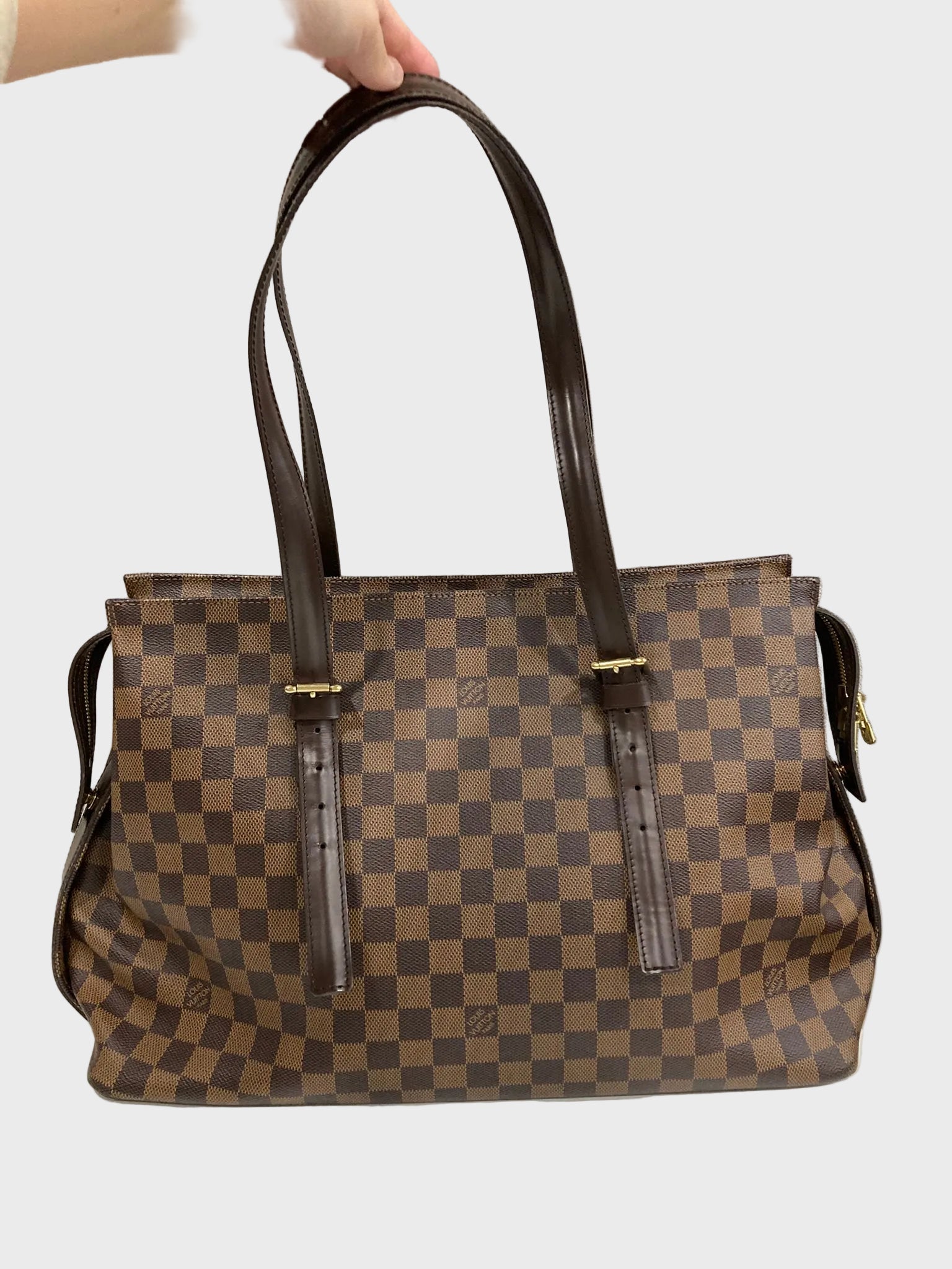 Louis Vuitton Chelsea tote bag Damier Ebene