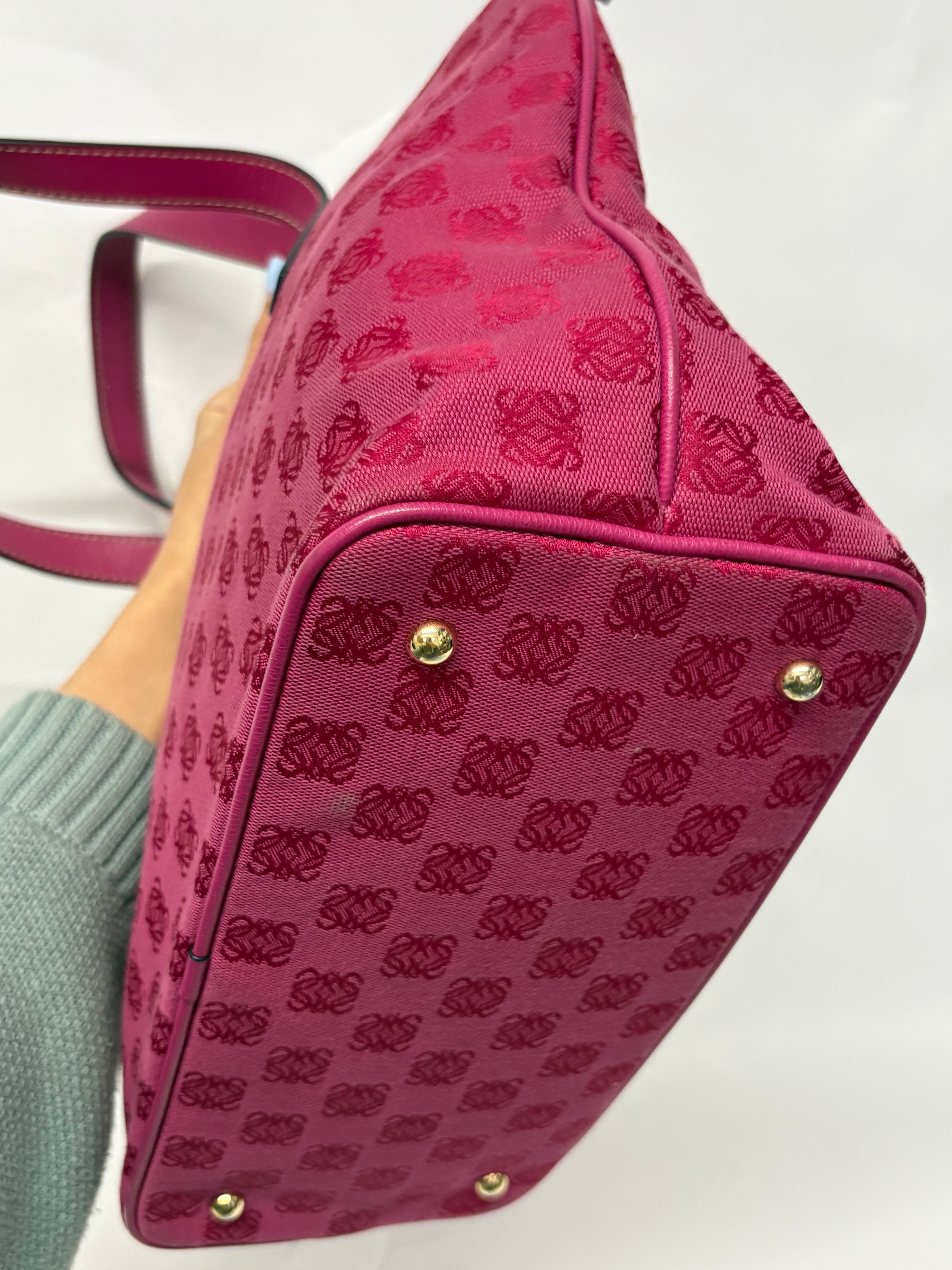 Loewe Tote Vintage Rosa Fucsia Anagram