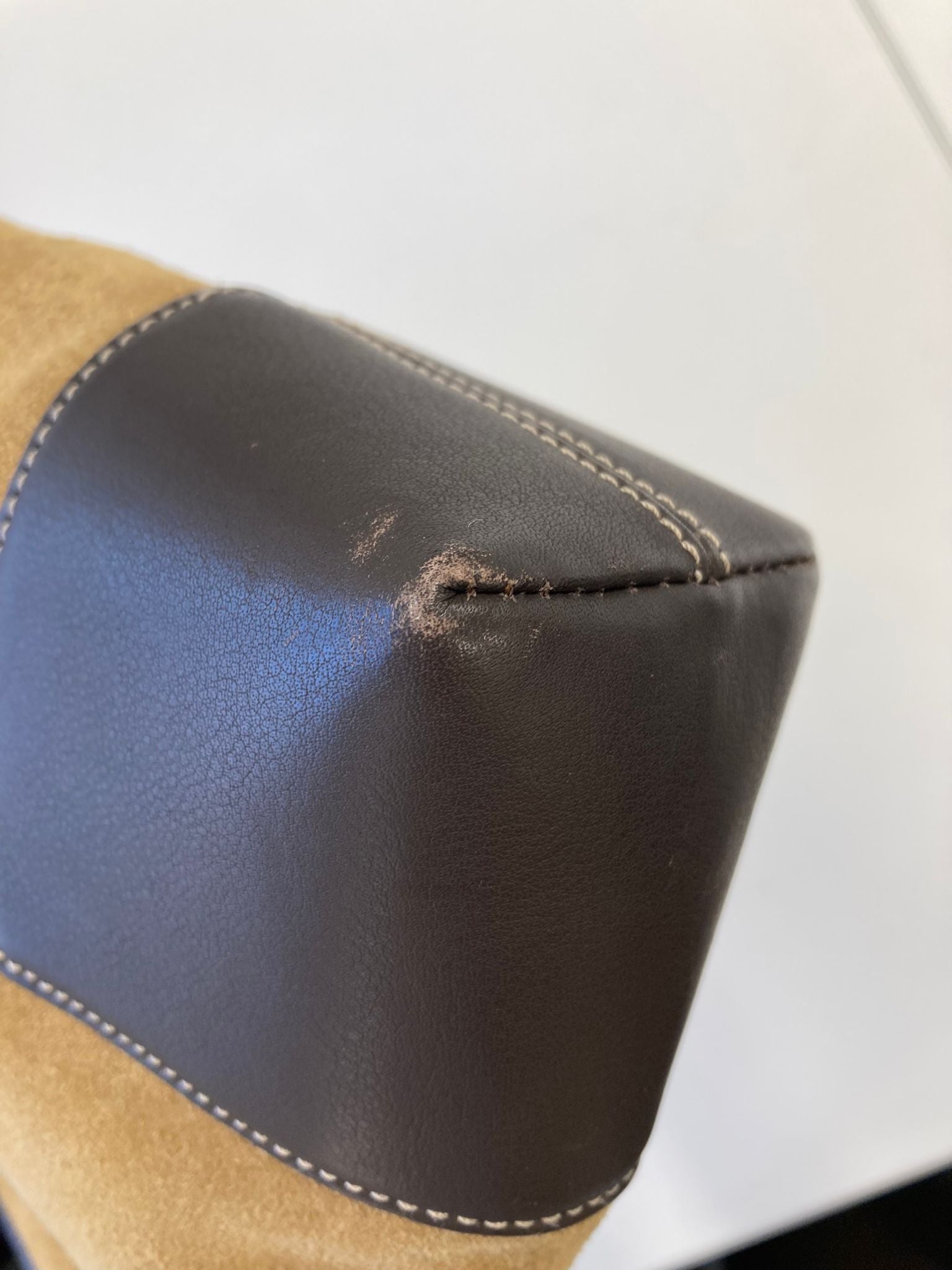 Loewe bolso hombro ante marrón vintage