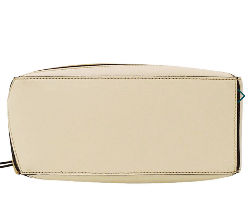 Loewe Puzzle Small Tricolor marrón/blanco