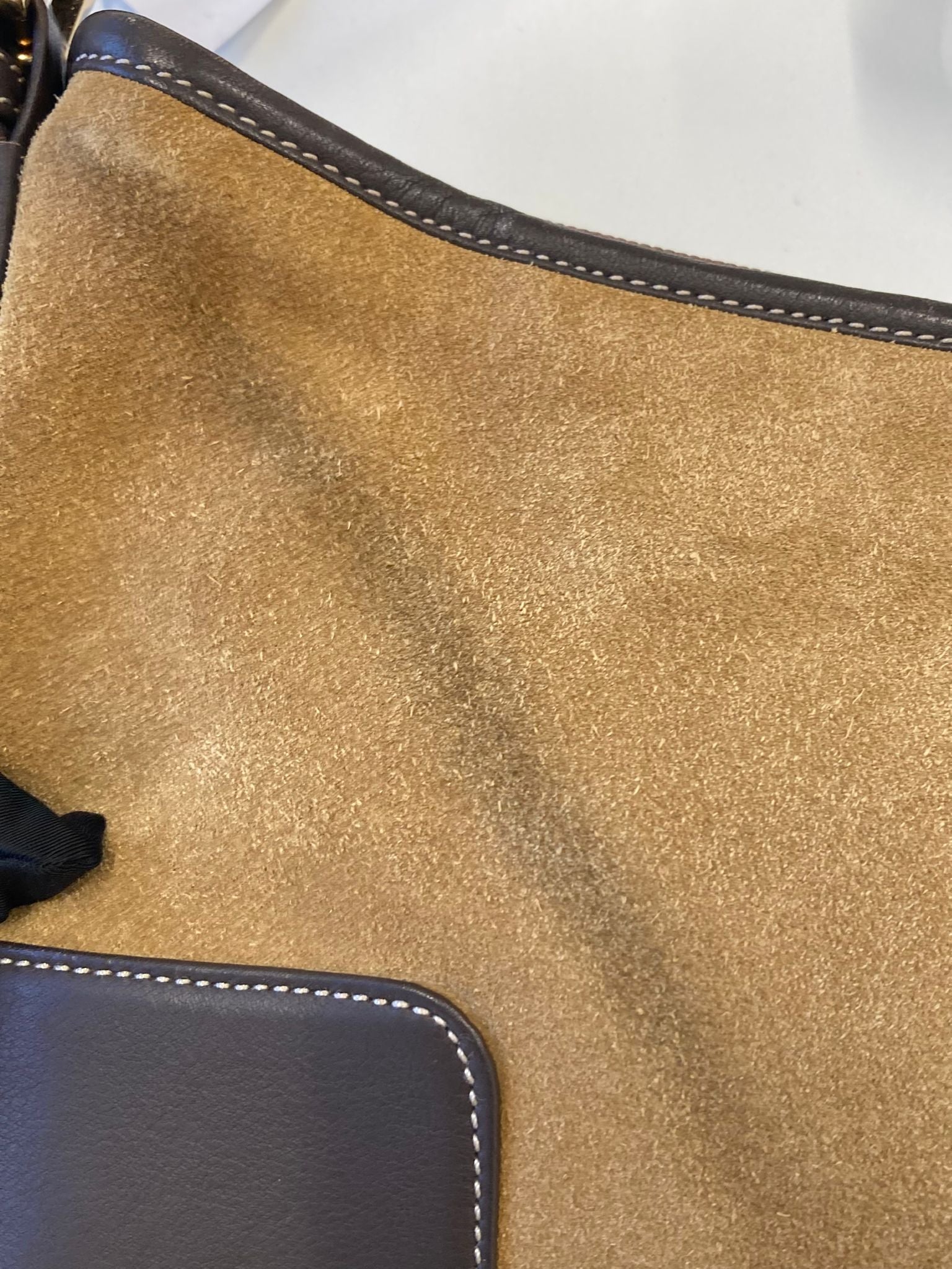 Loewe bolso hombro ante marrón vintage
