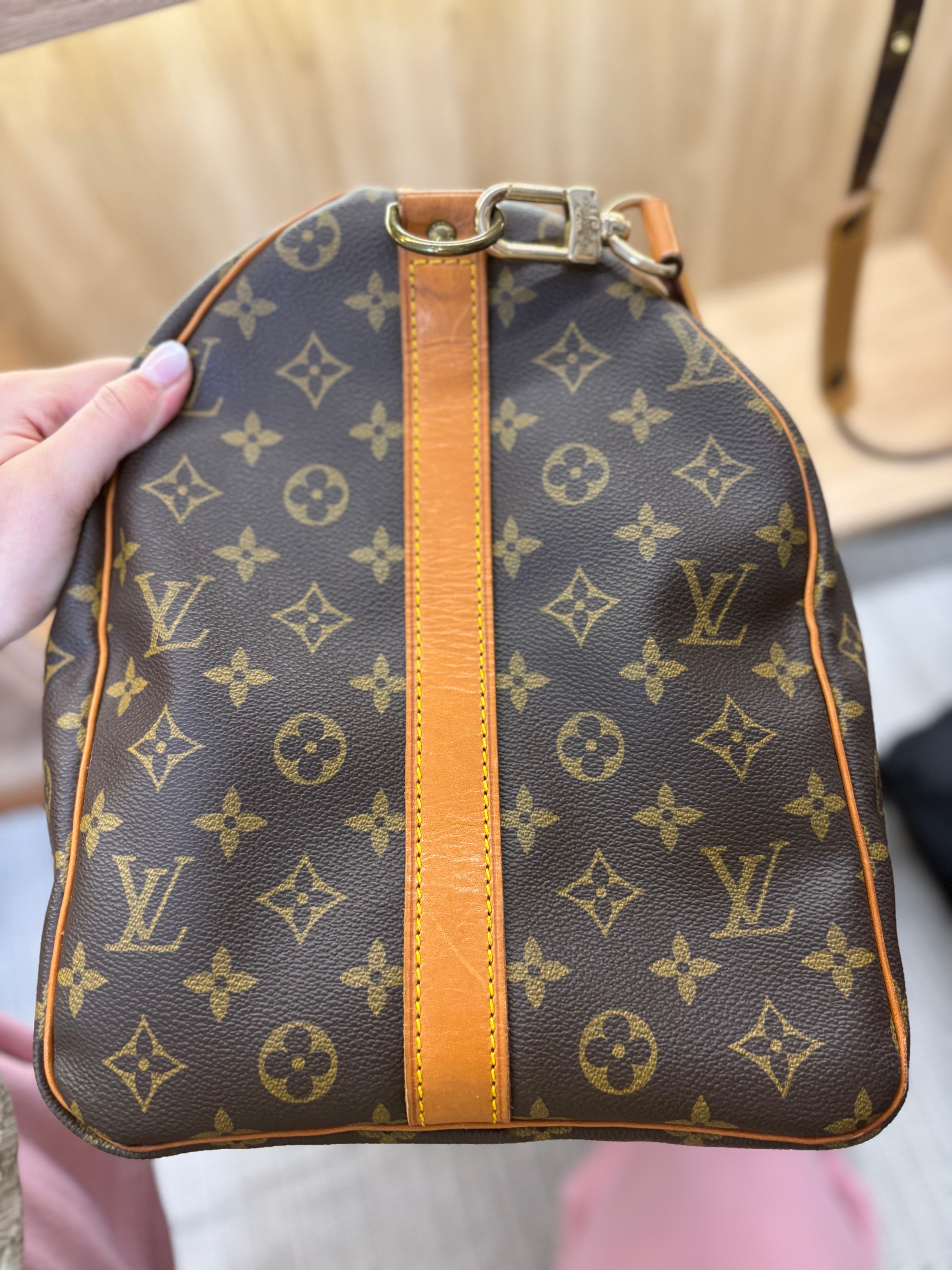Louis Vuitton Keepall 50 bandolera canvas monogram