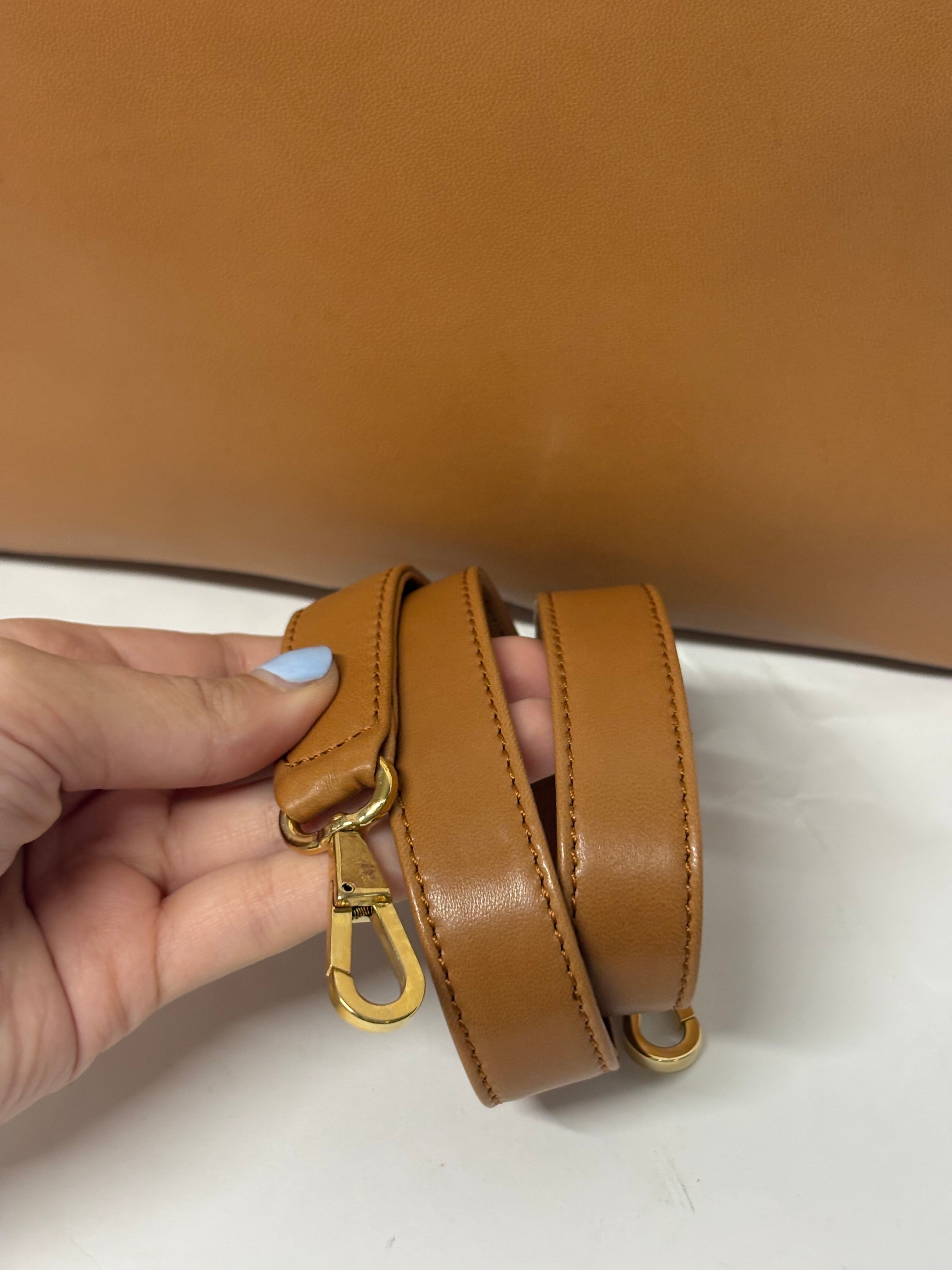 Loewe Vintage Piel Tafilete Camel 2-Way Original con bandolera