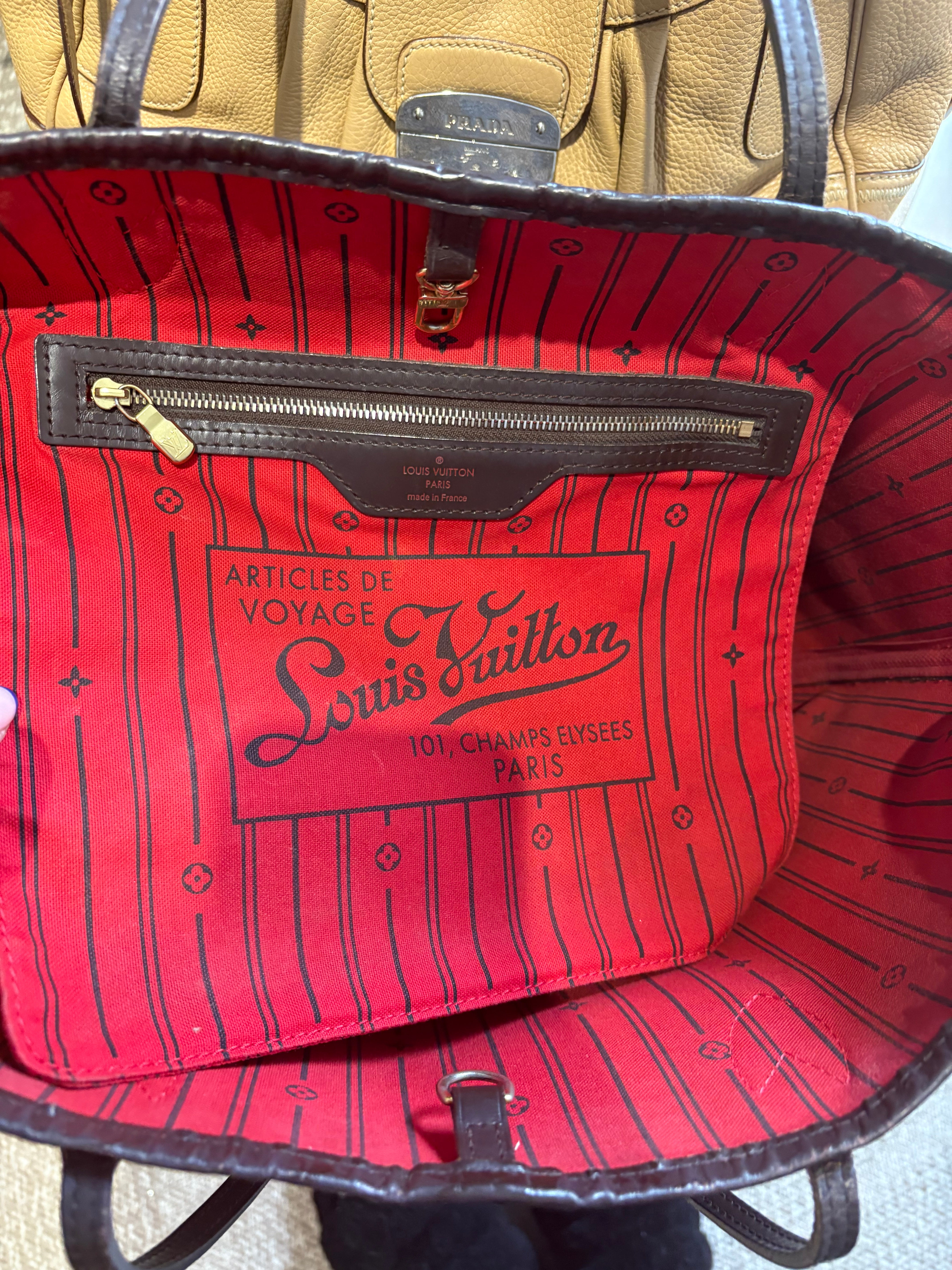 Louis Vuitton neverfull damier MM
