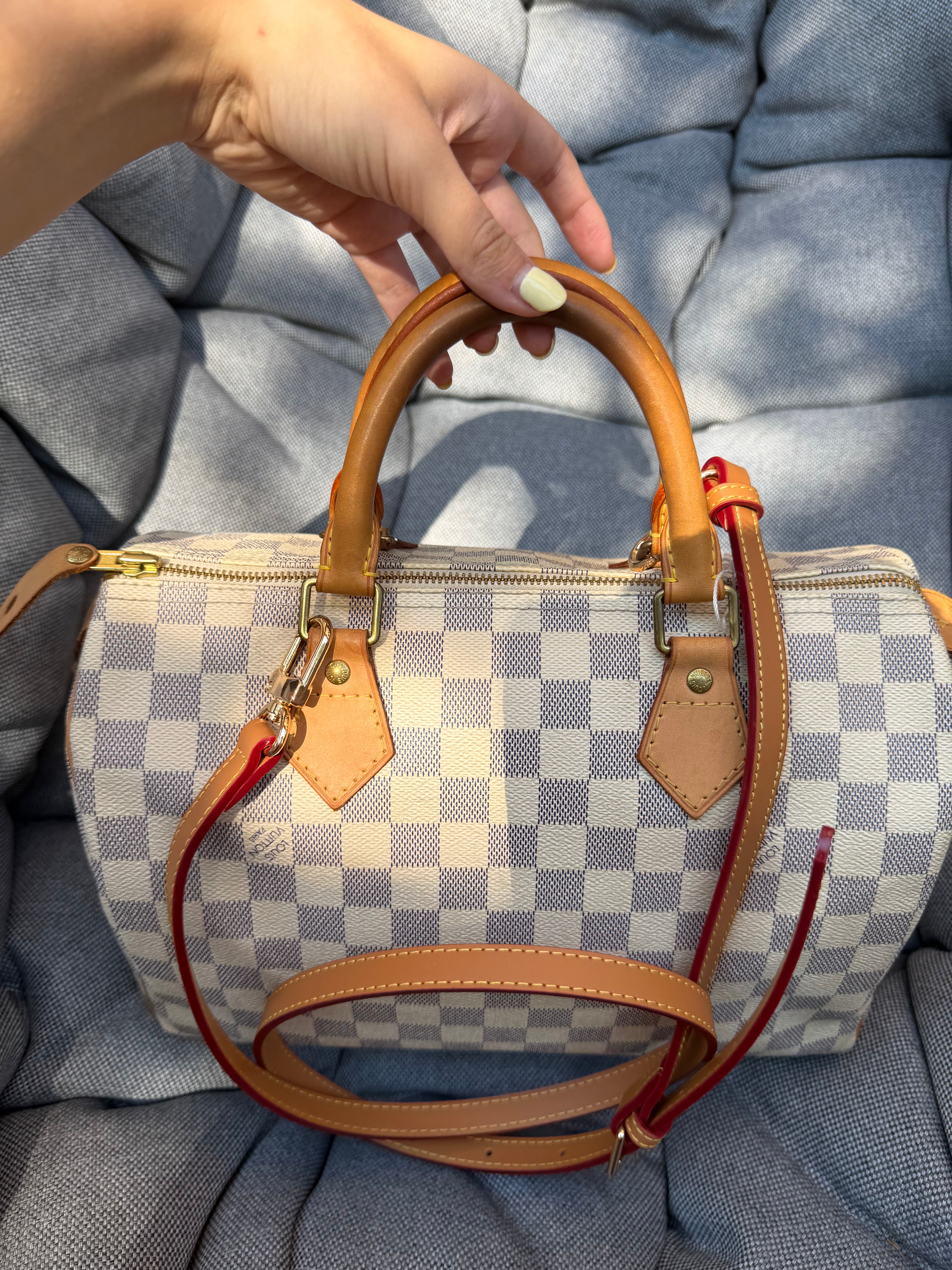 Louis Vuitton Speedy 30 Damier Azur DU1191