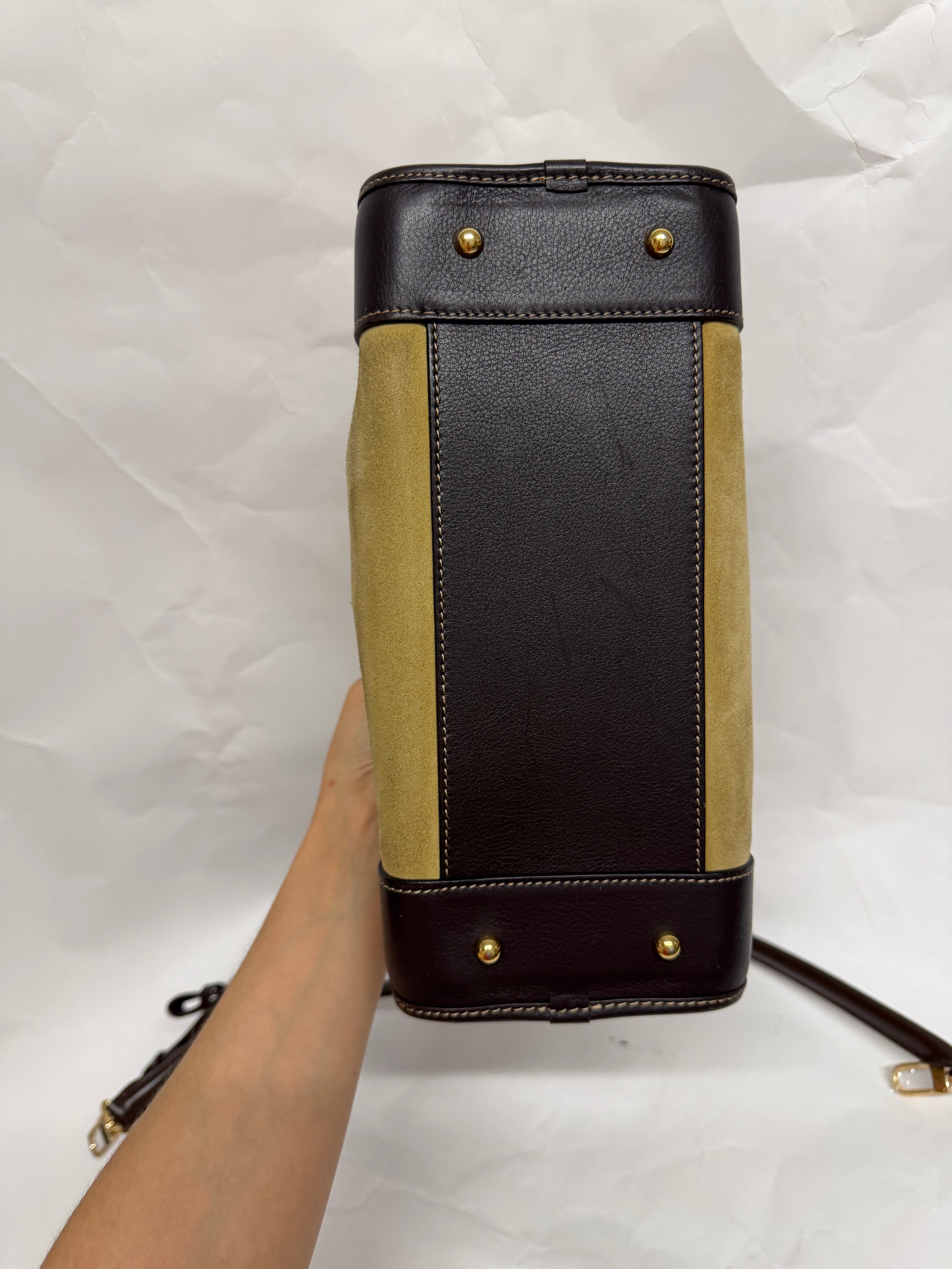 Loewe Amazona 30 ante oro marrón