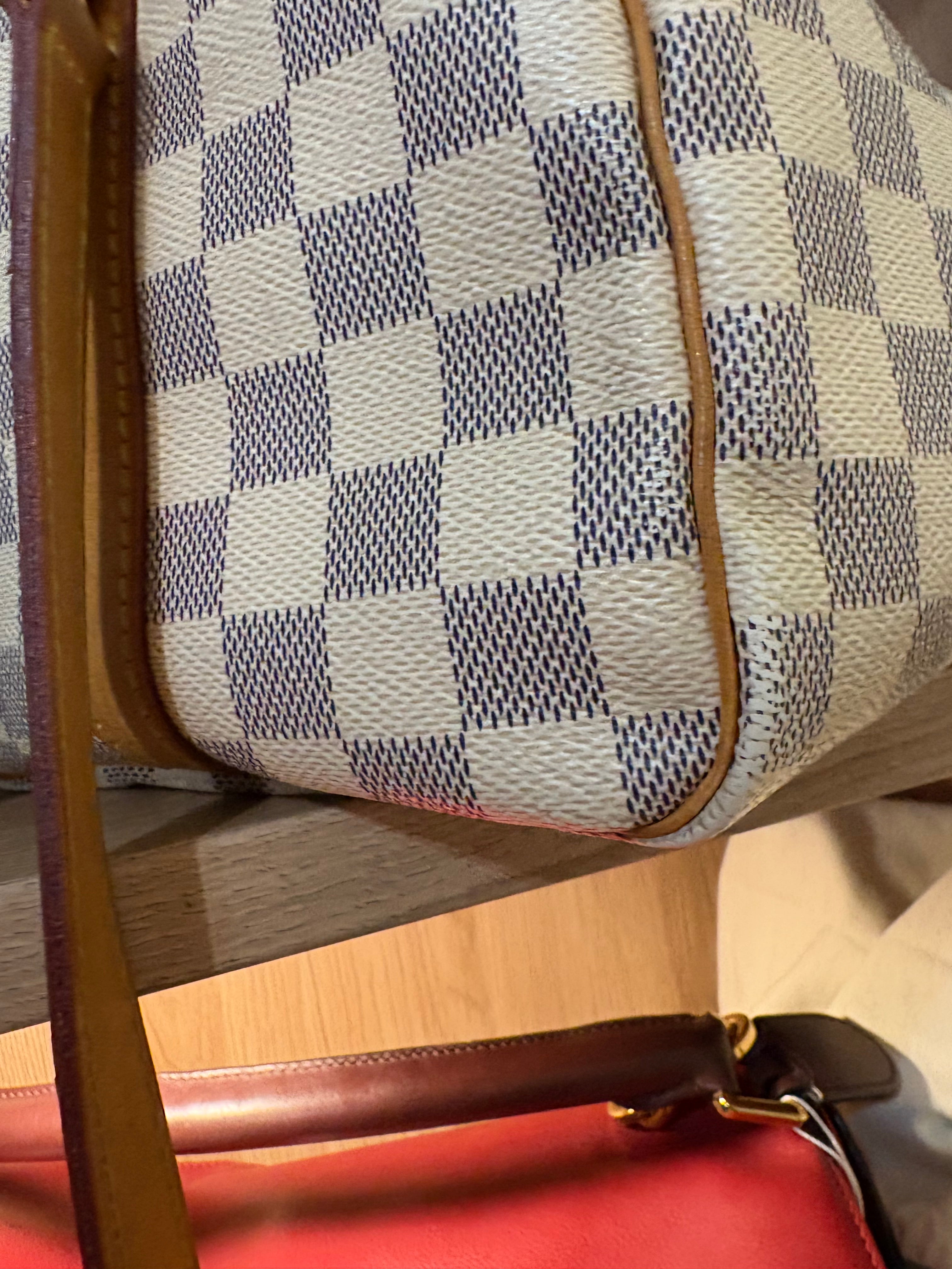 Louis Vuitton Speedy 30 Damier Azur Bandolera