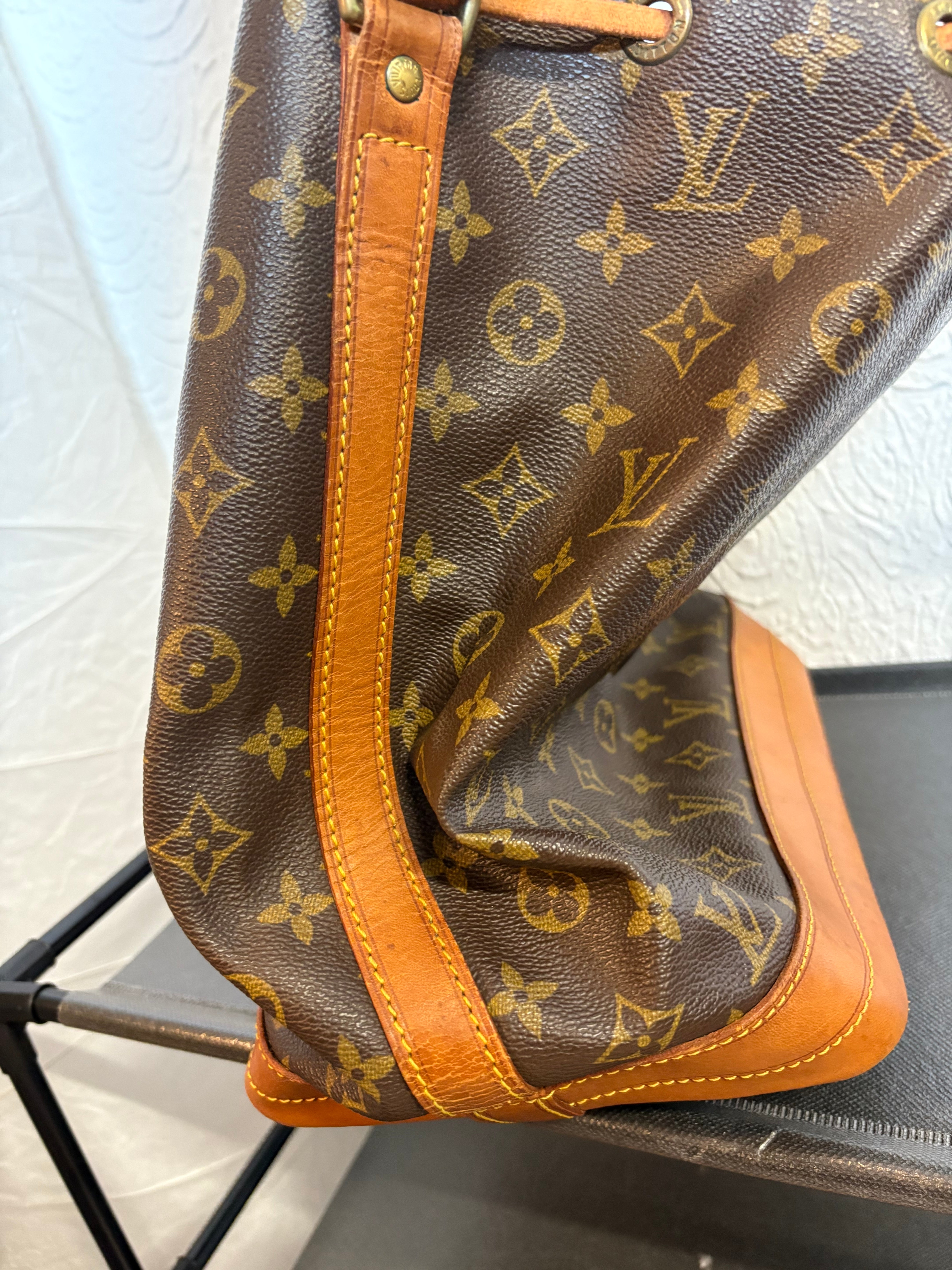 Louis Vuitton noè clásico vintage canvas monogram