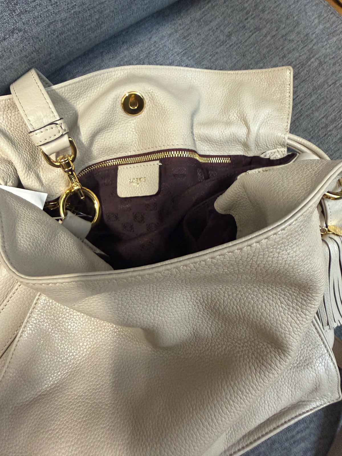 Loewe Flamenco mediano beige gris