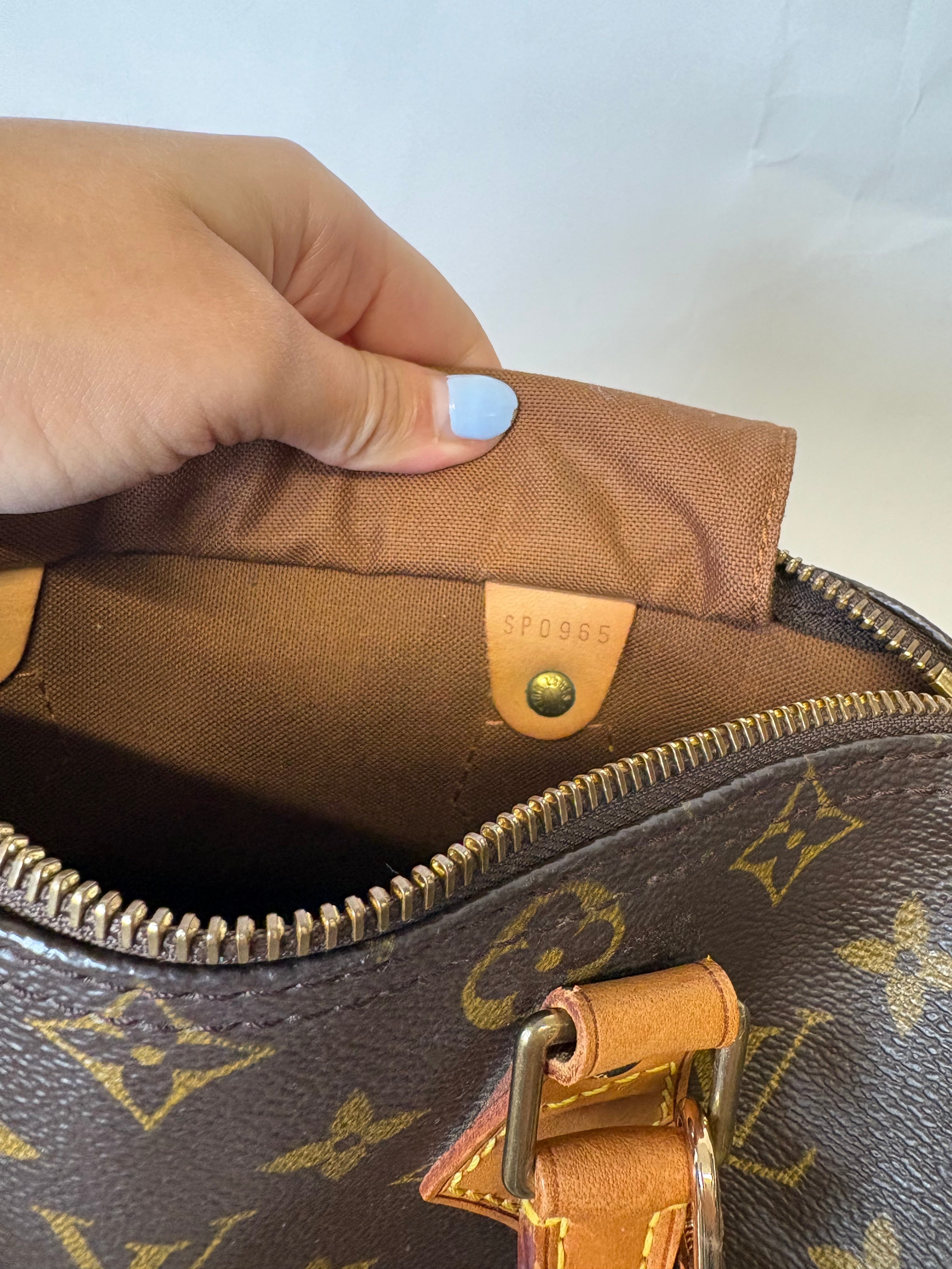 Louis Vuitton speedy 25 canvas monogram SP0955