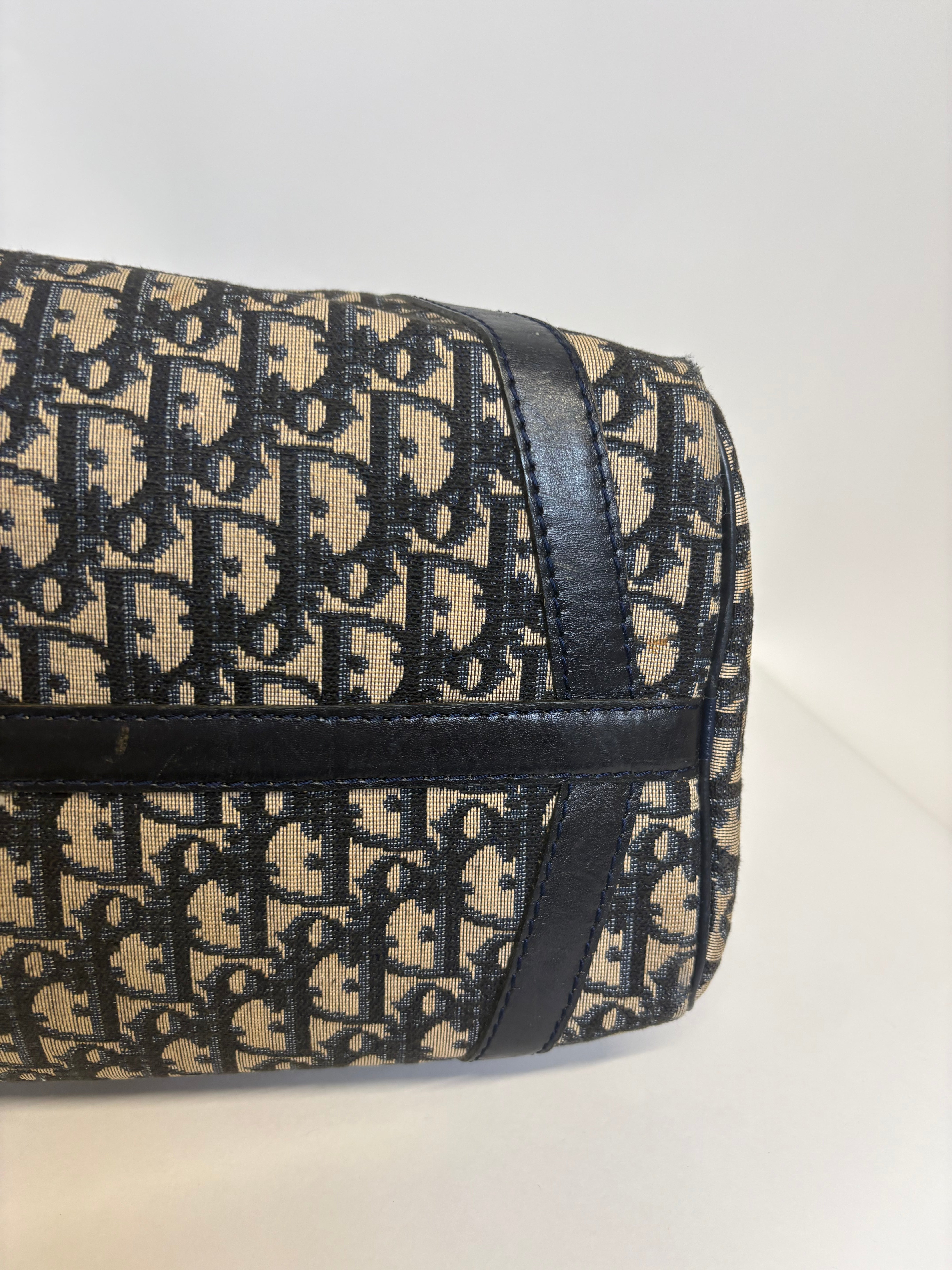 Christian Dior Bowling Trotter 30 Oblique Azul