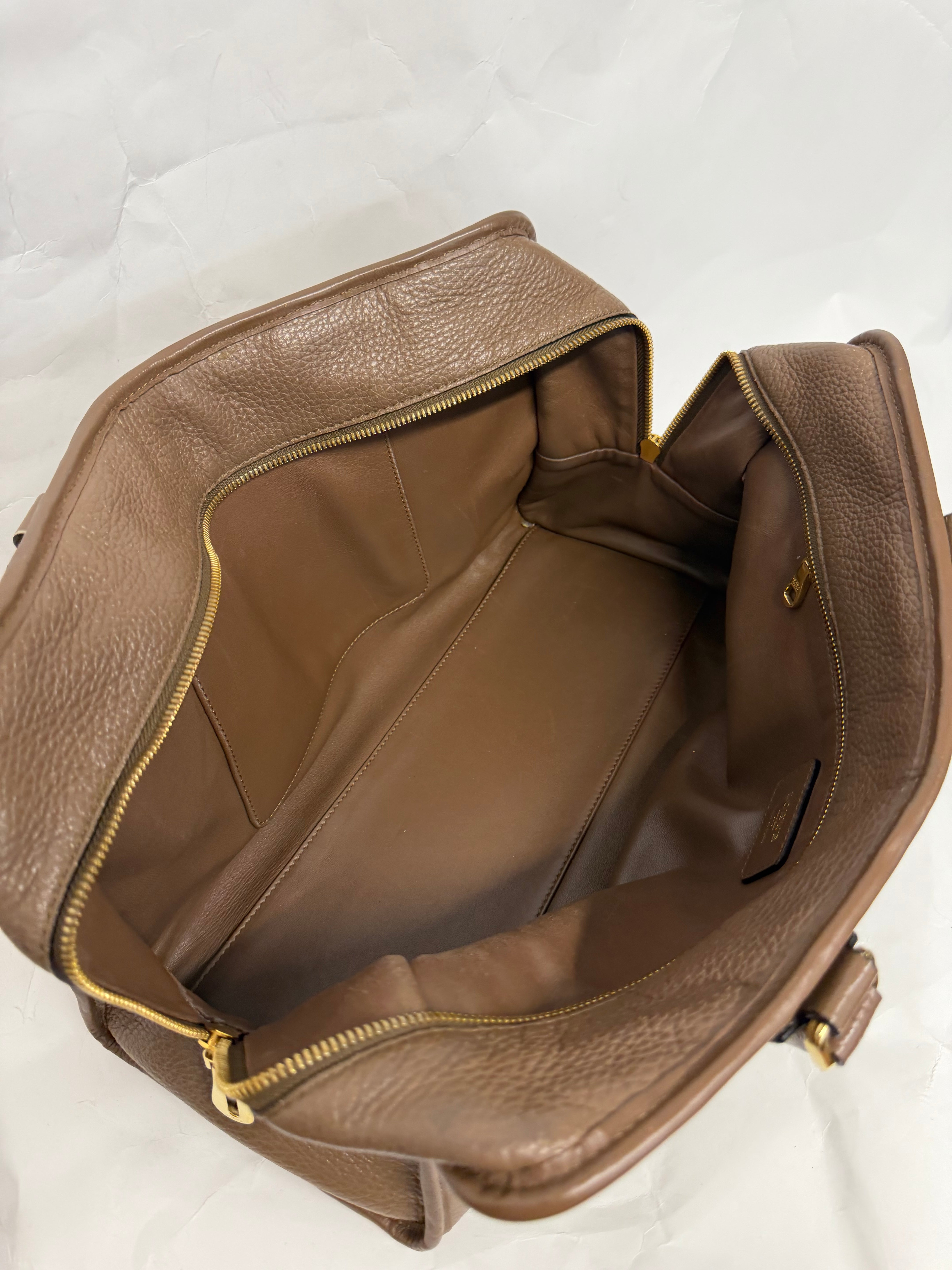 Loewe Amazona 36 Piel Becerro Marrón