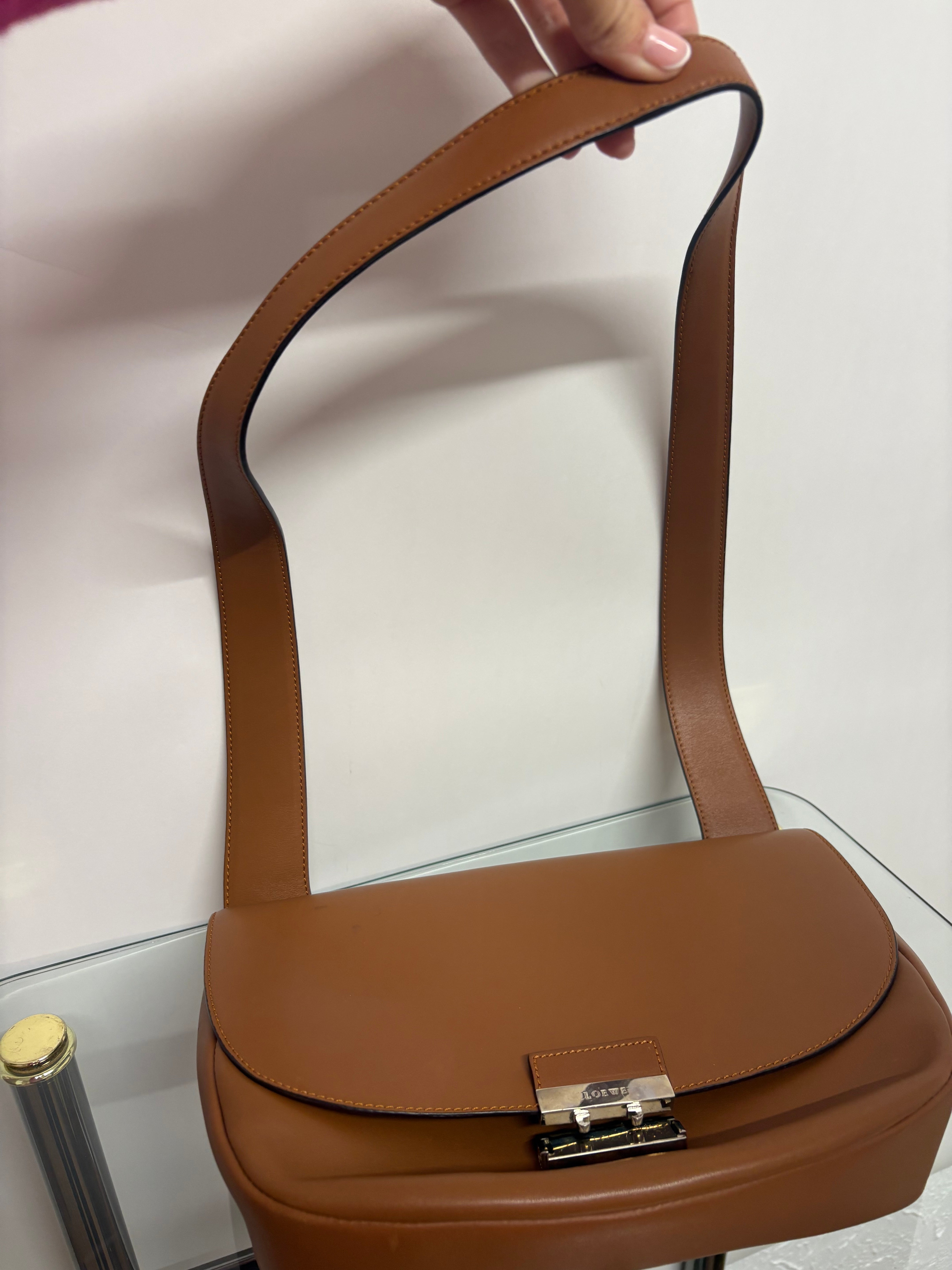 Loewe bandolera camel vintage