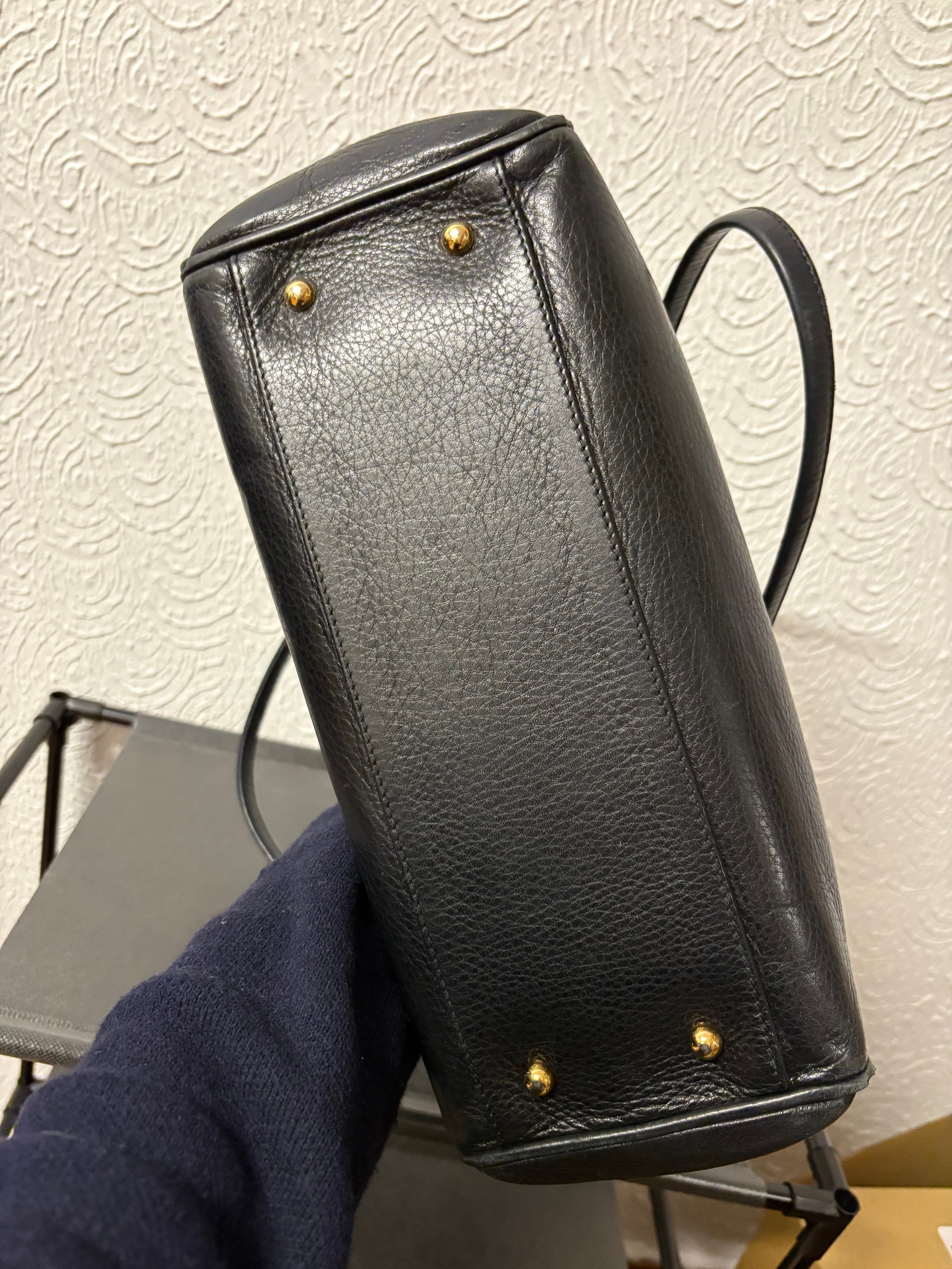 Loewe heritage tote negra vintage