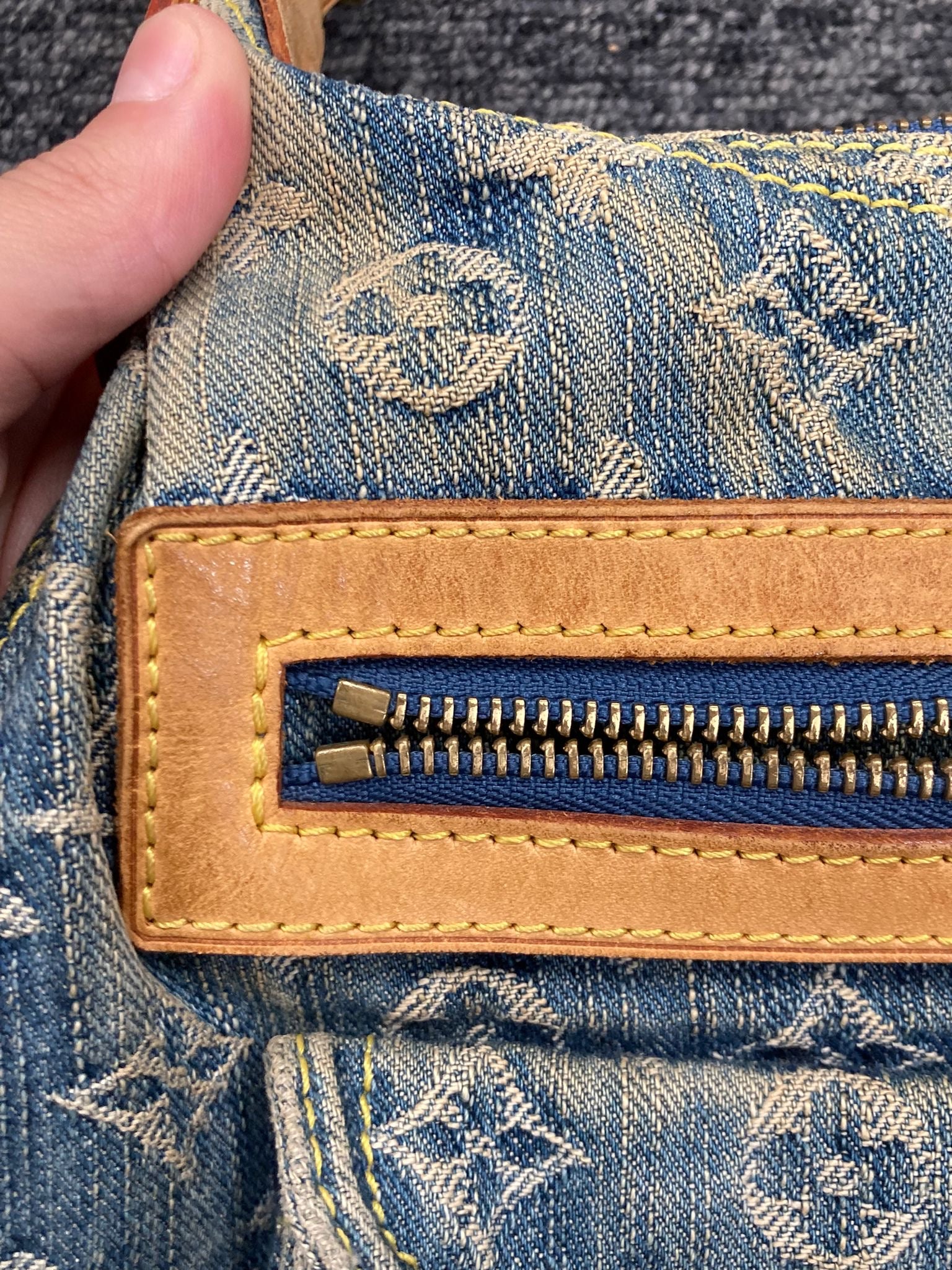 Louis Vuitton Baggy PM Monogram Denim