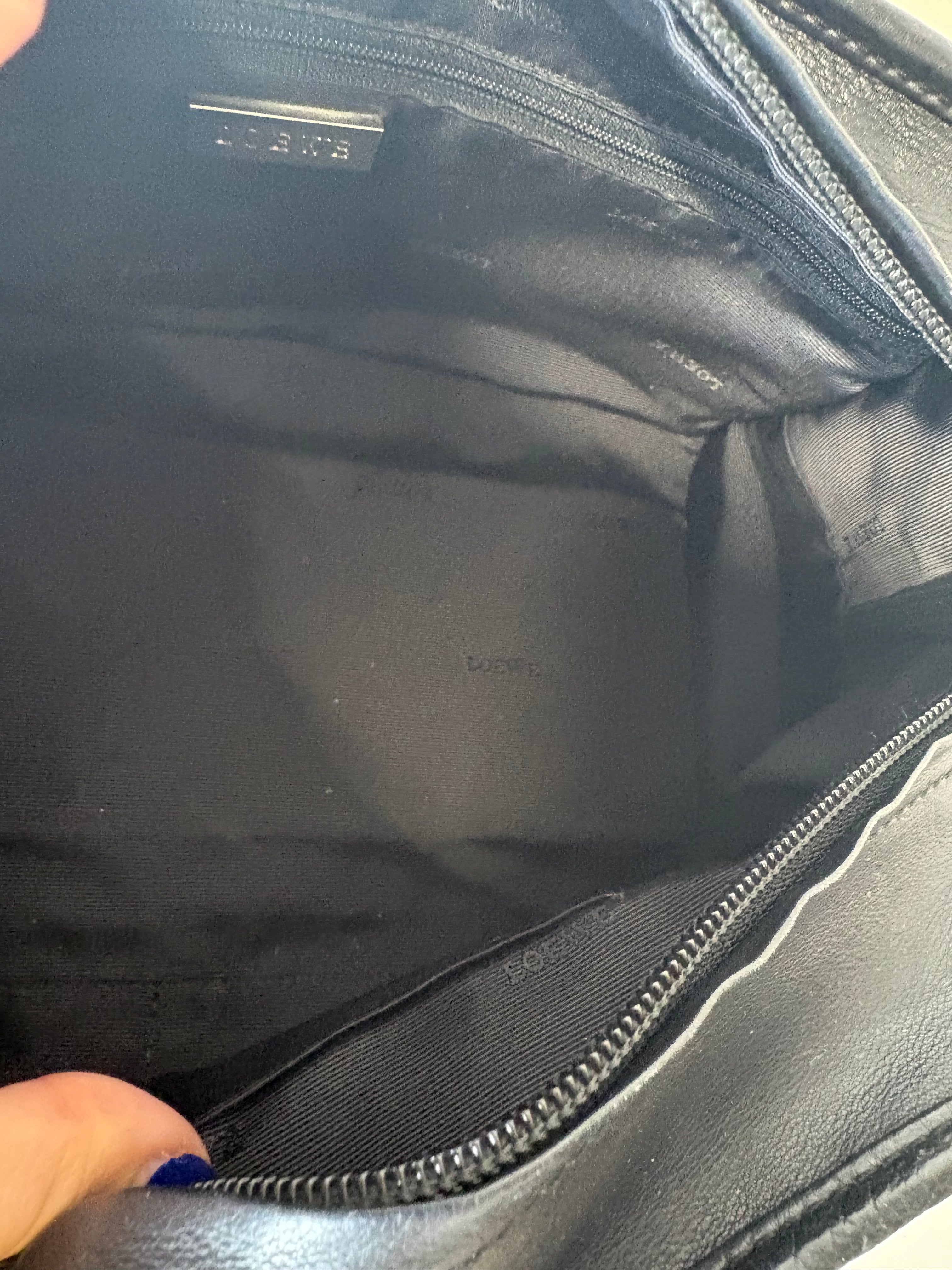 Loewe amazona 30 negro y plata con bandolera
