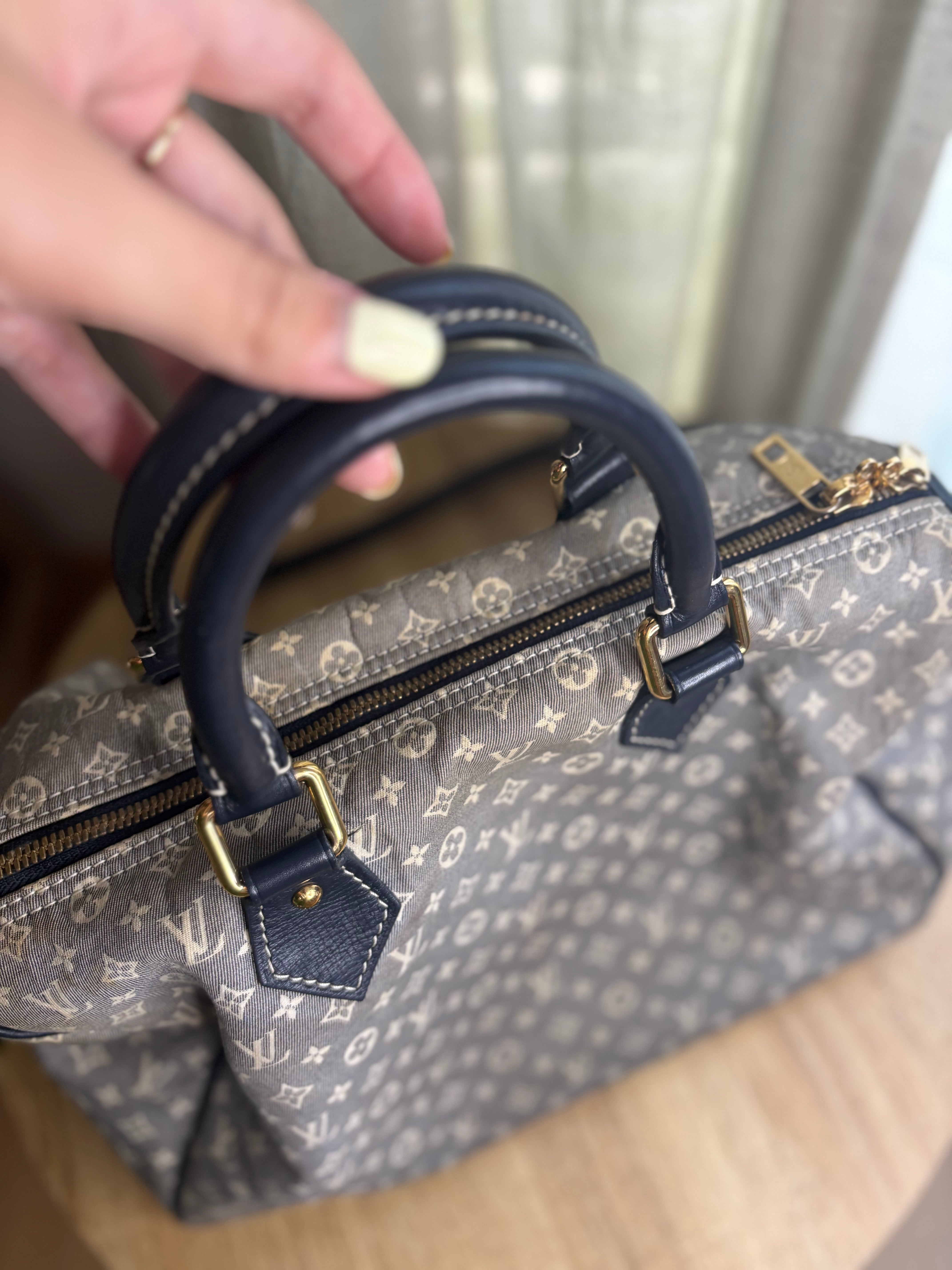Louis Vuitton Speedy 30 Idylle Monogram Azul Marino – Bandolera 2WAY
