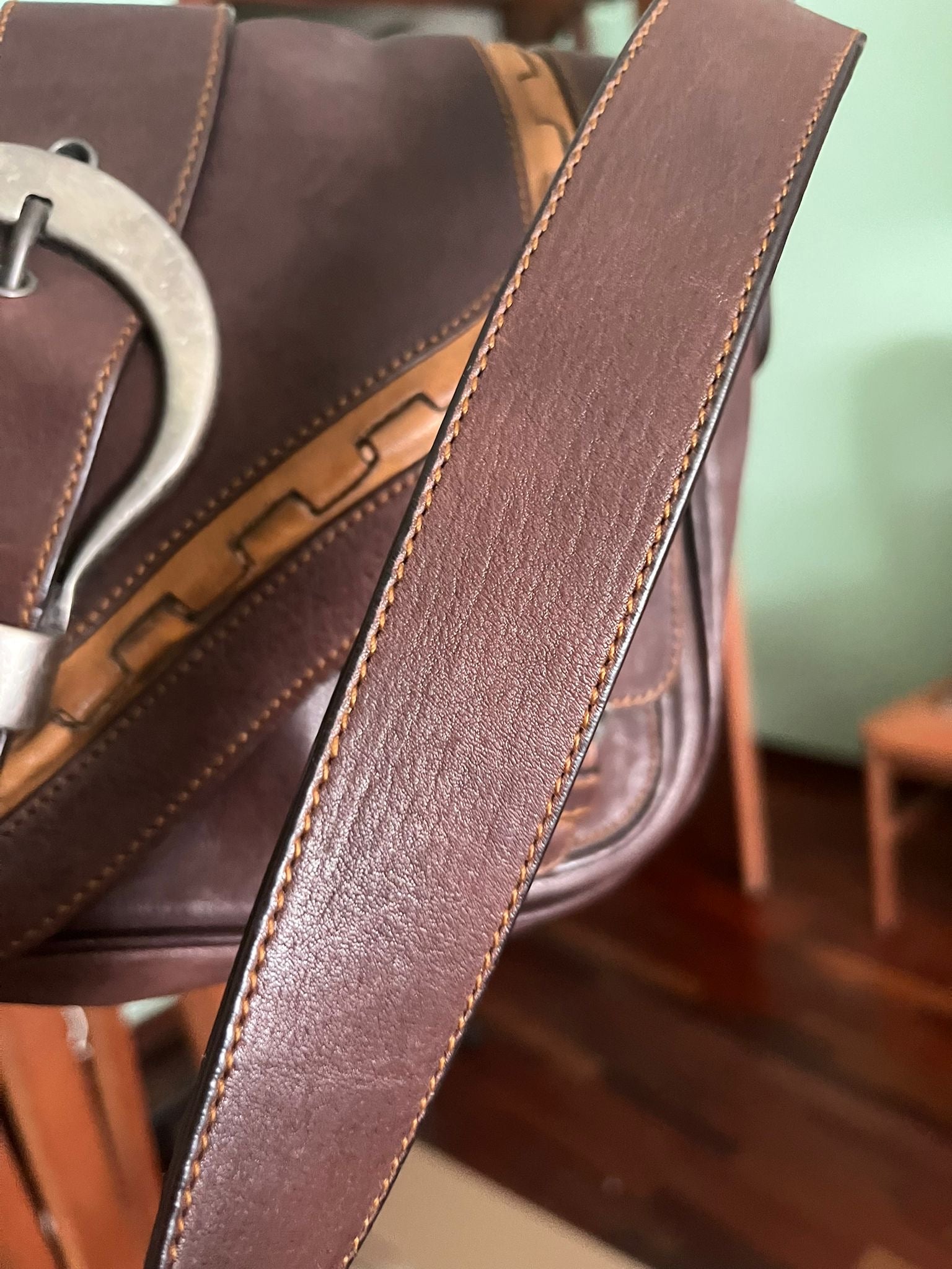 Dior Gaucho Vintage Bandolera Marrón