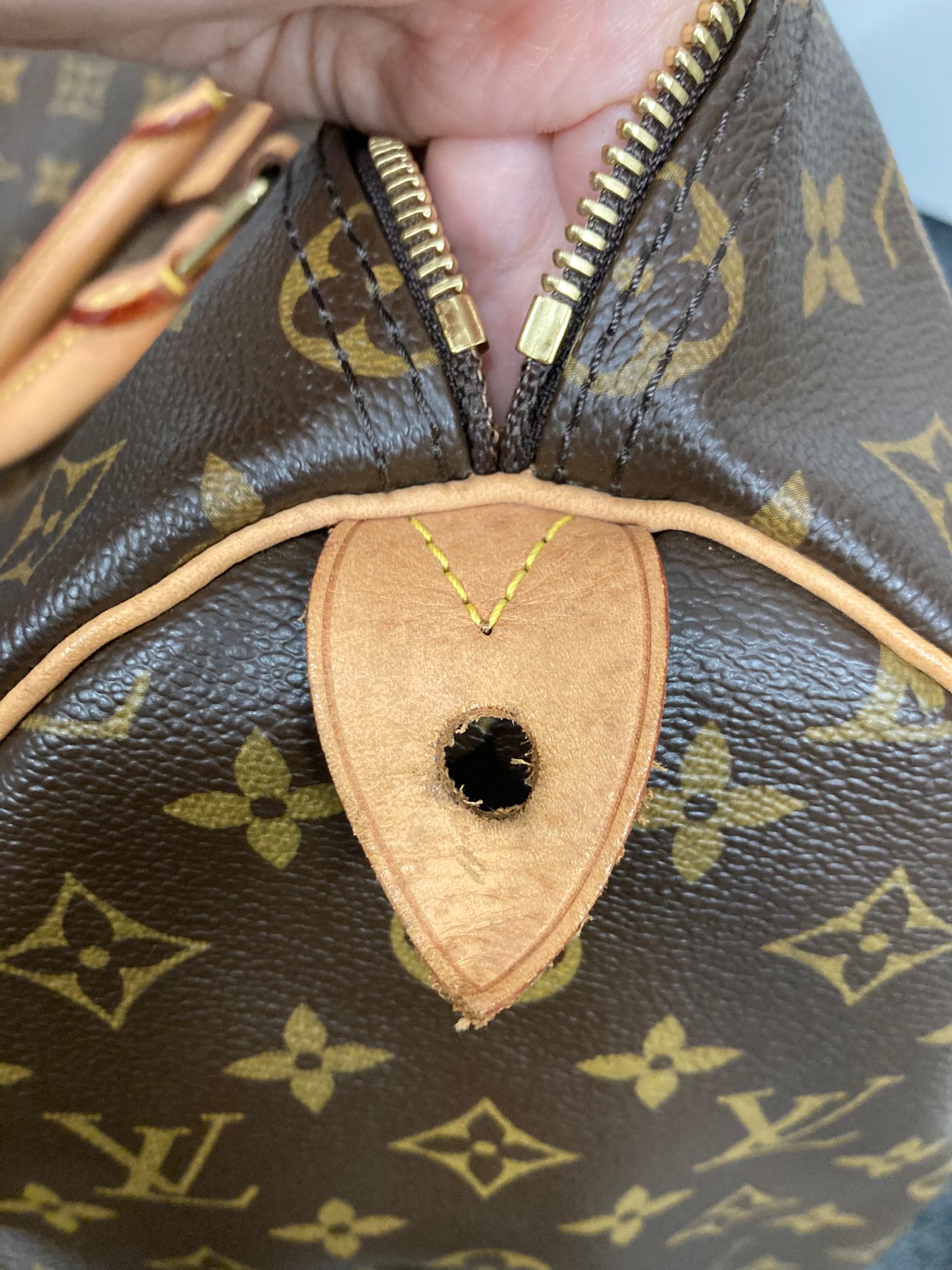Louis Vuitton speedy 35 canvas monogram