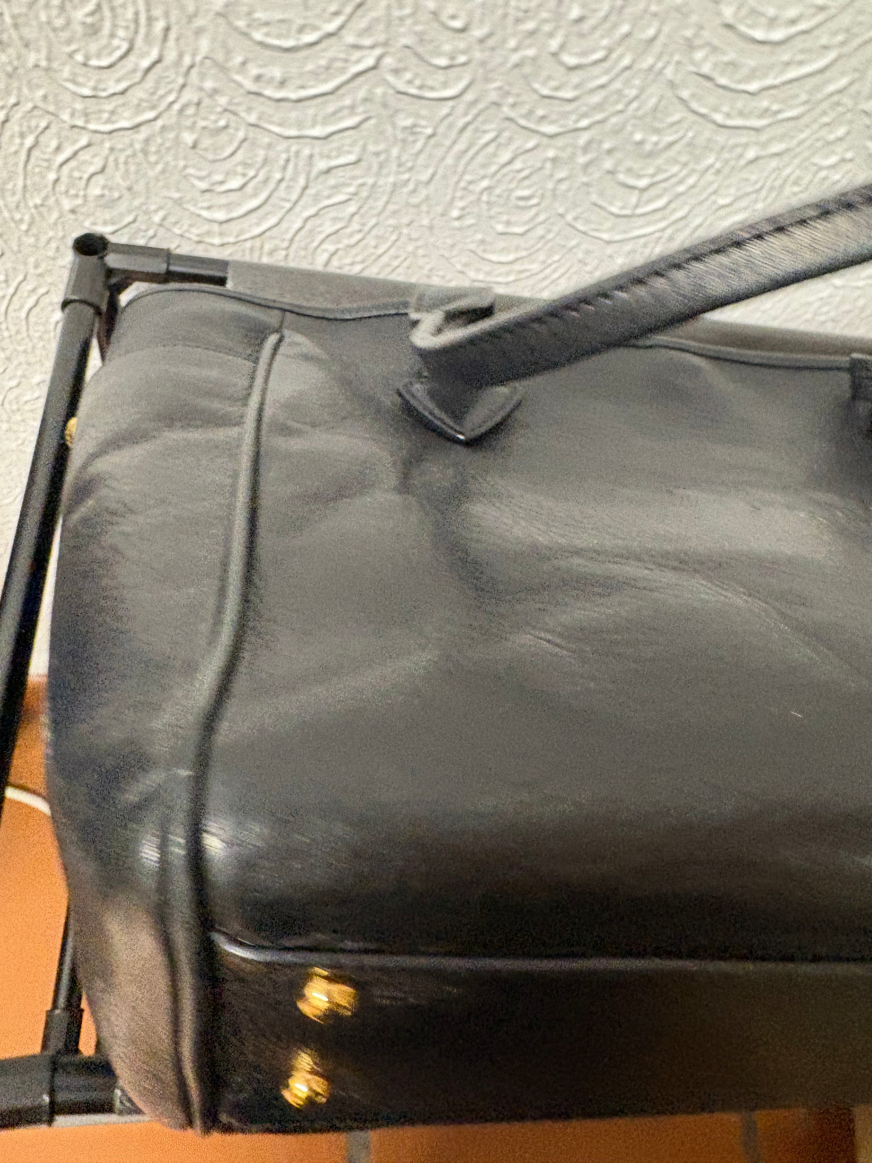 Loewe heritage tote negra vintage