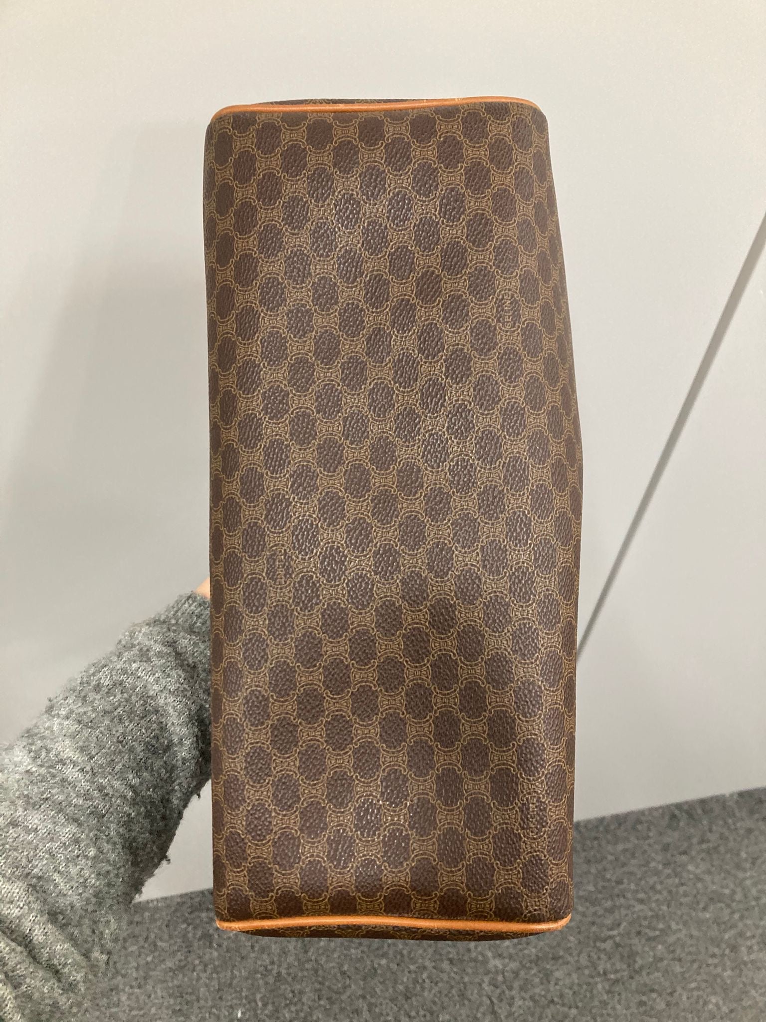 CÉLINE Macadam Handbag Vintage Marrón