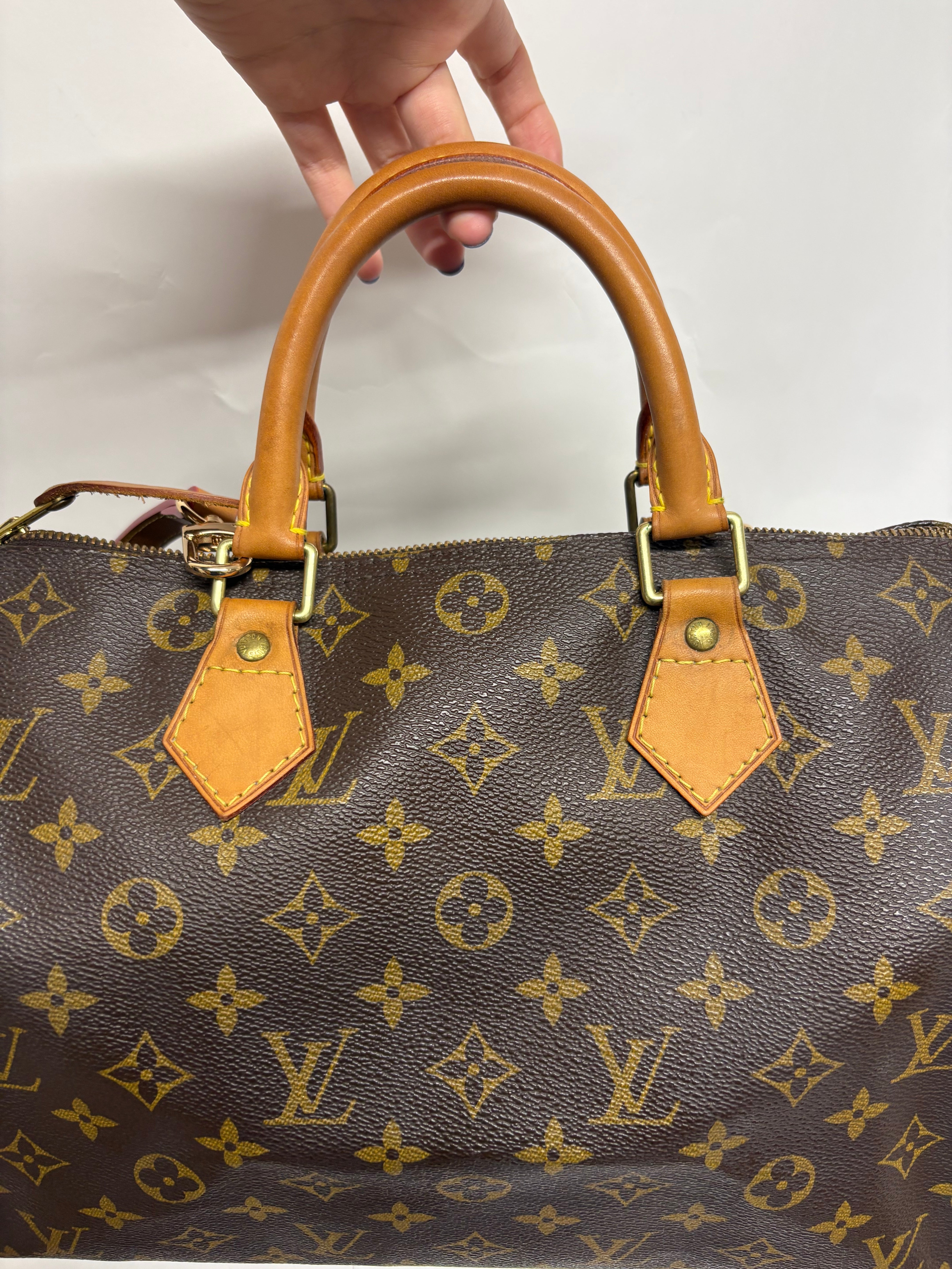 Louis Vuitton Speedy 30 Monogram con bandolera extra