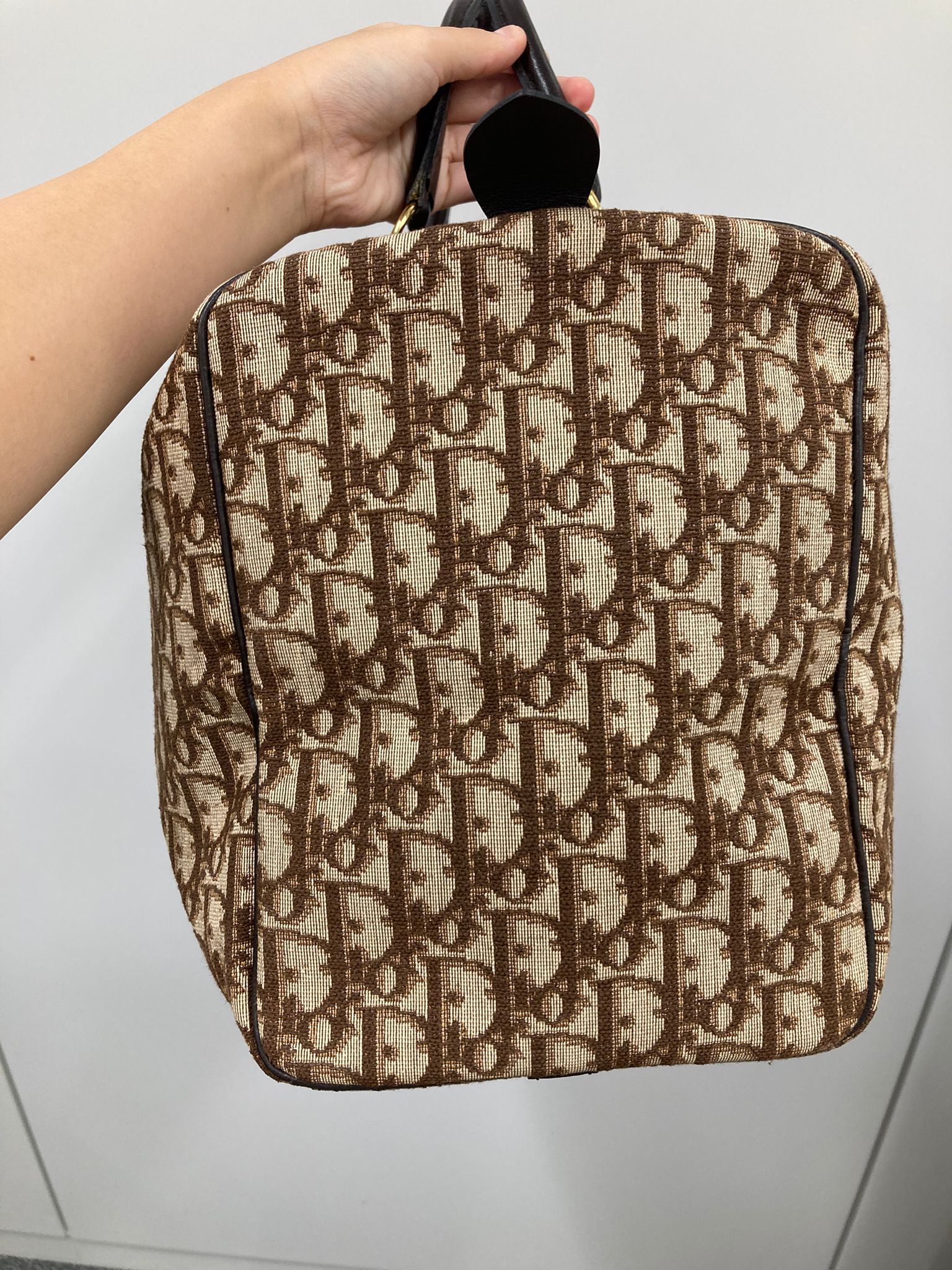 Dior trotter 40 vintage marrón