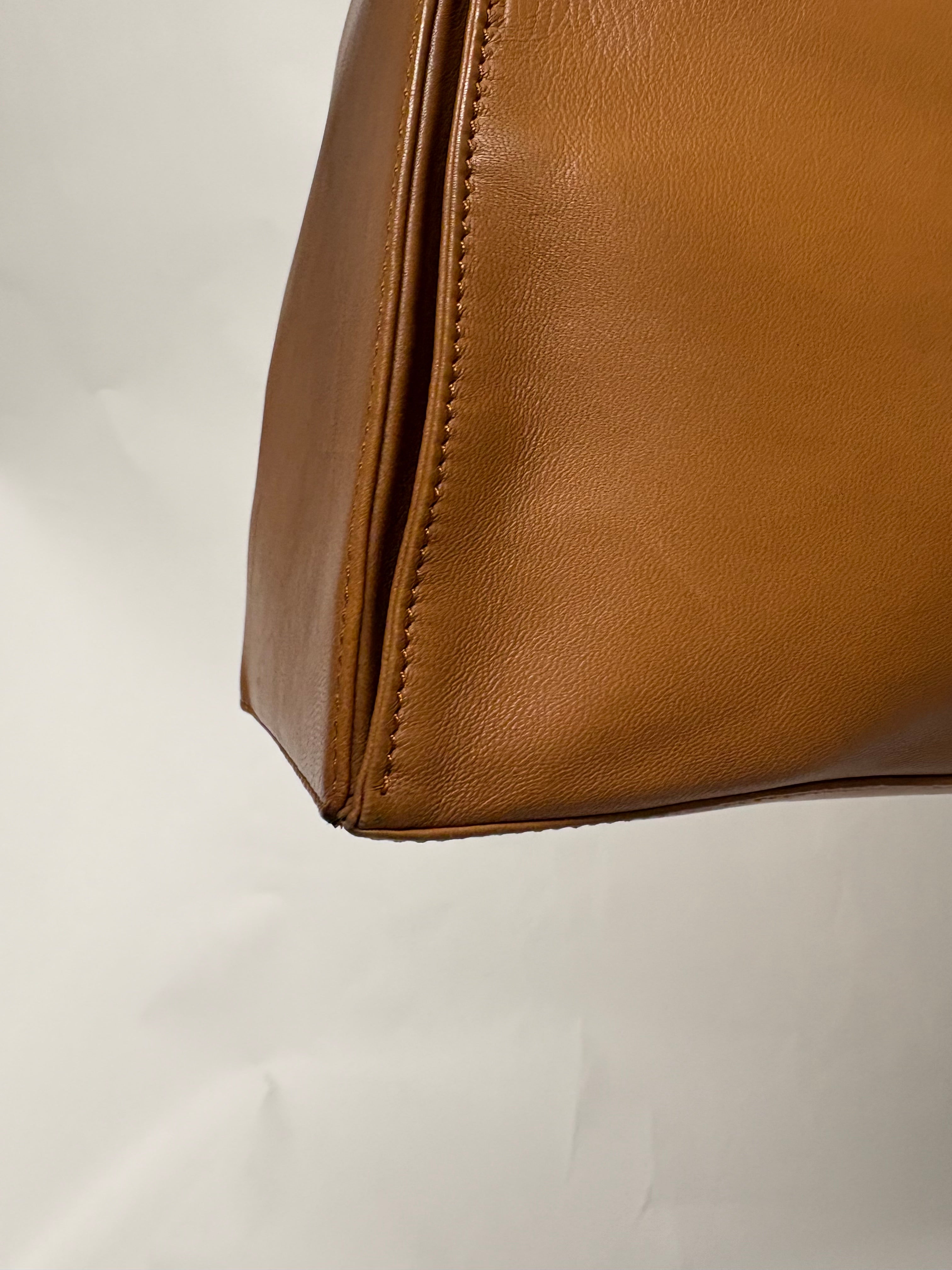 Loewe Vintage Piel Tafilete Camel 2-Way Original con bandolera