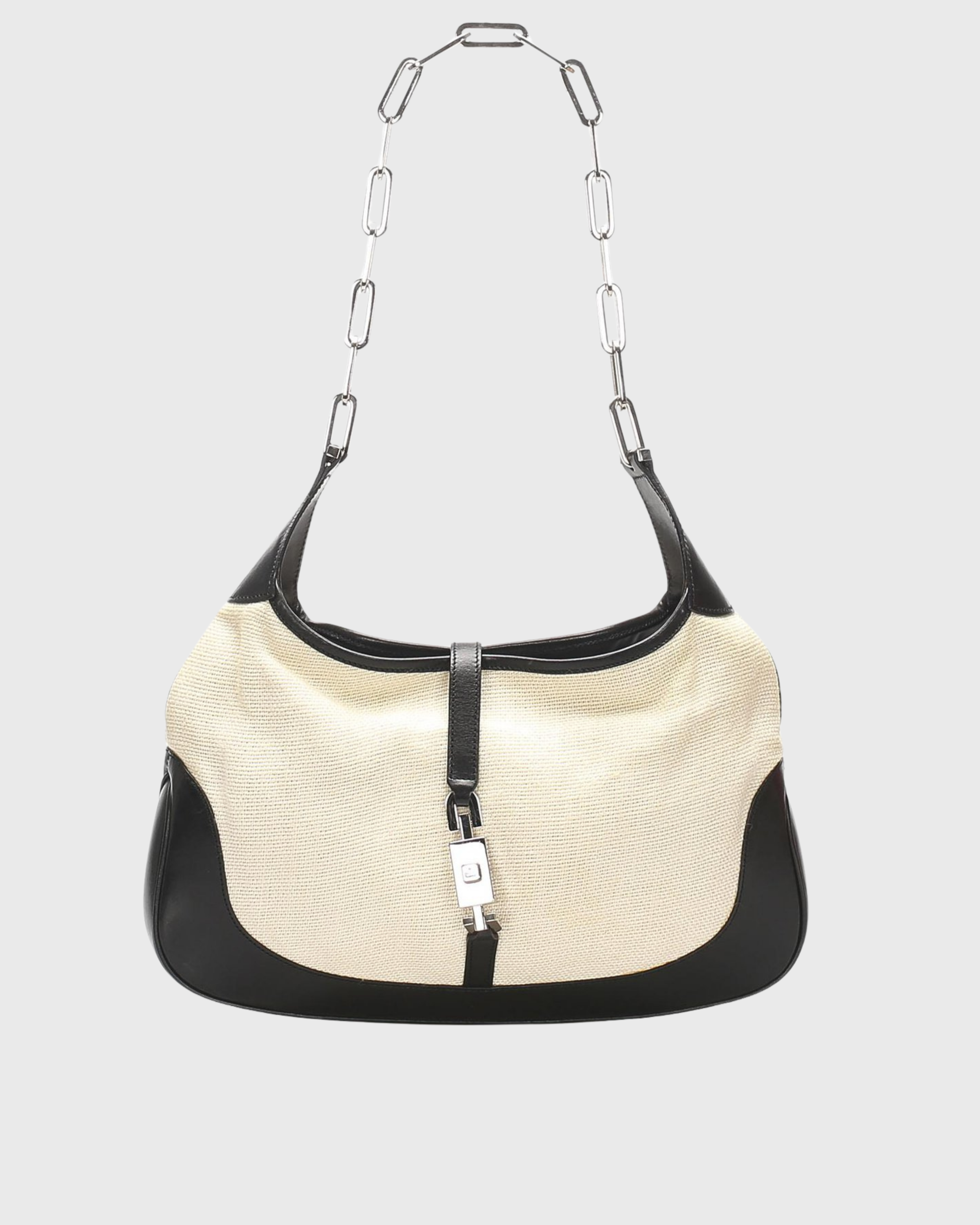 Gucci Jackie Shoulder Blanco y Negro