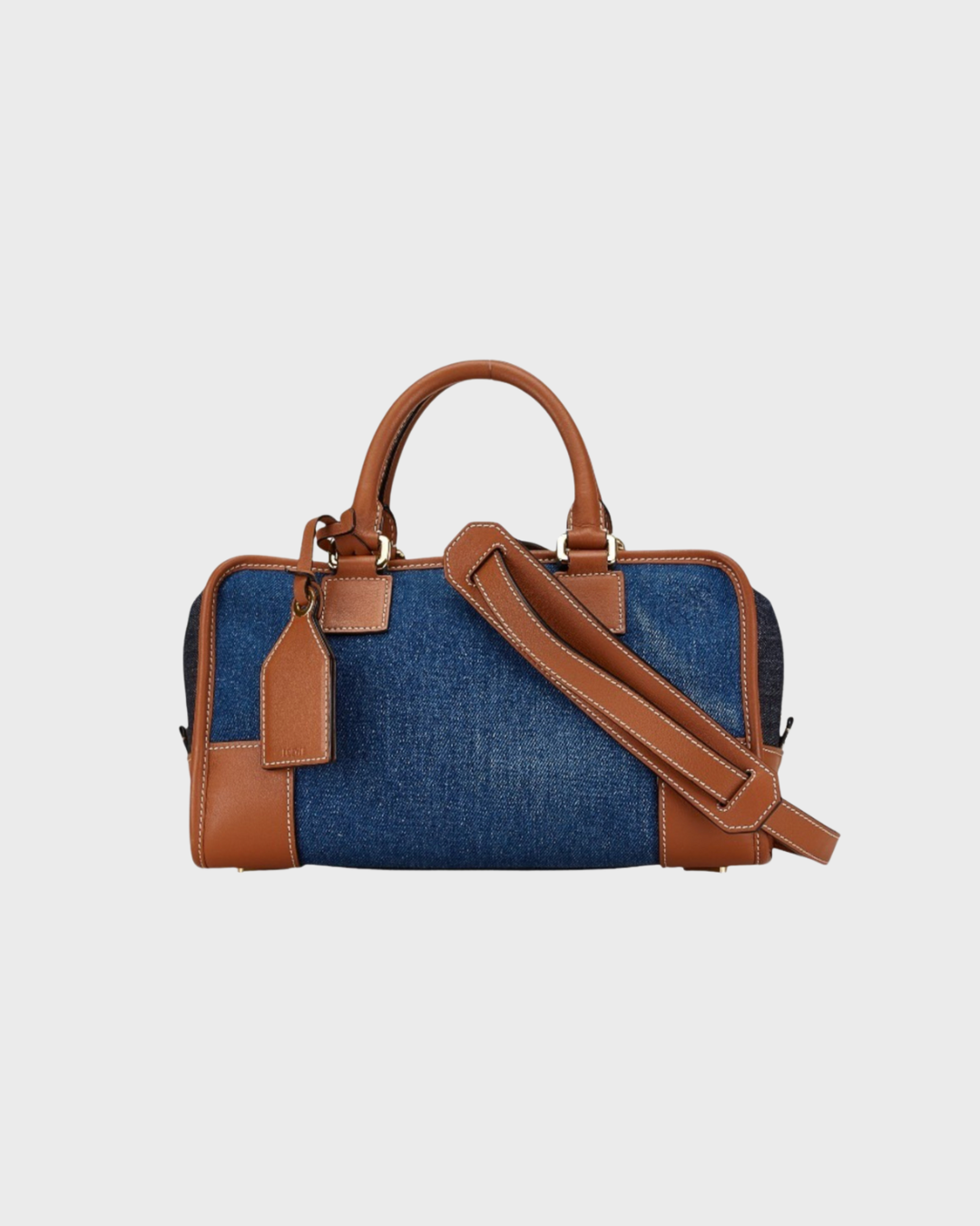 Loewe Amazona Bandolera 28 en Denim