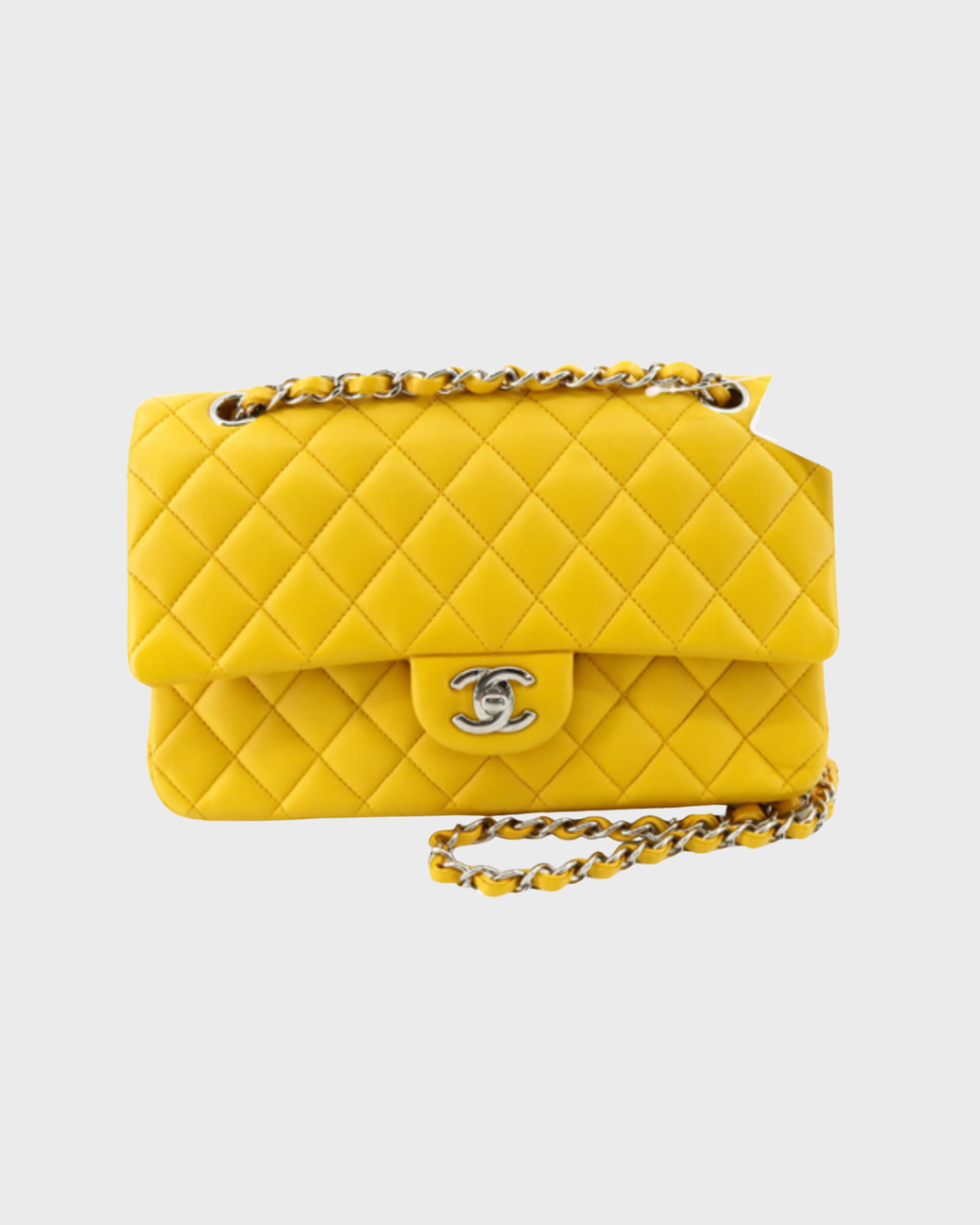 Chanel Double Flap 25 amarillo