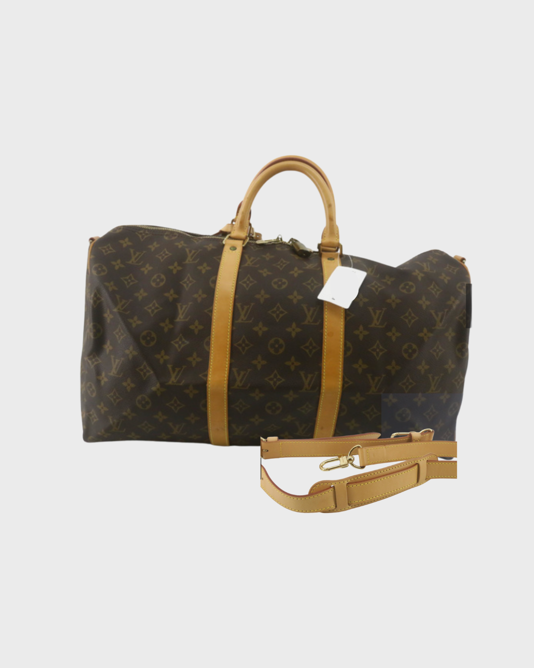 Louis Vuitton Keepall Bandoulière 50 Monogram con correa