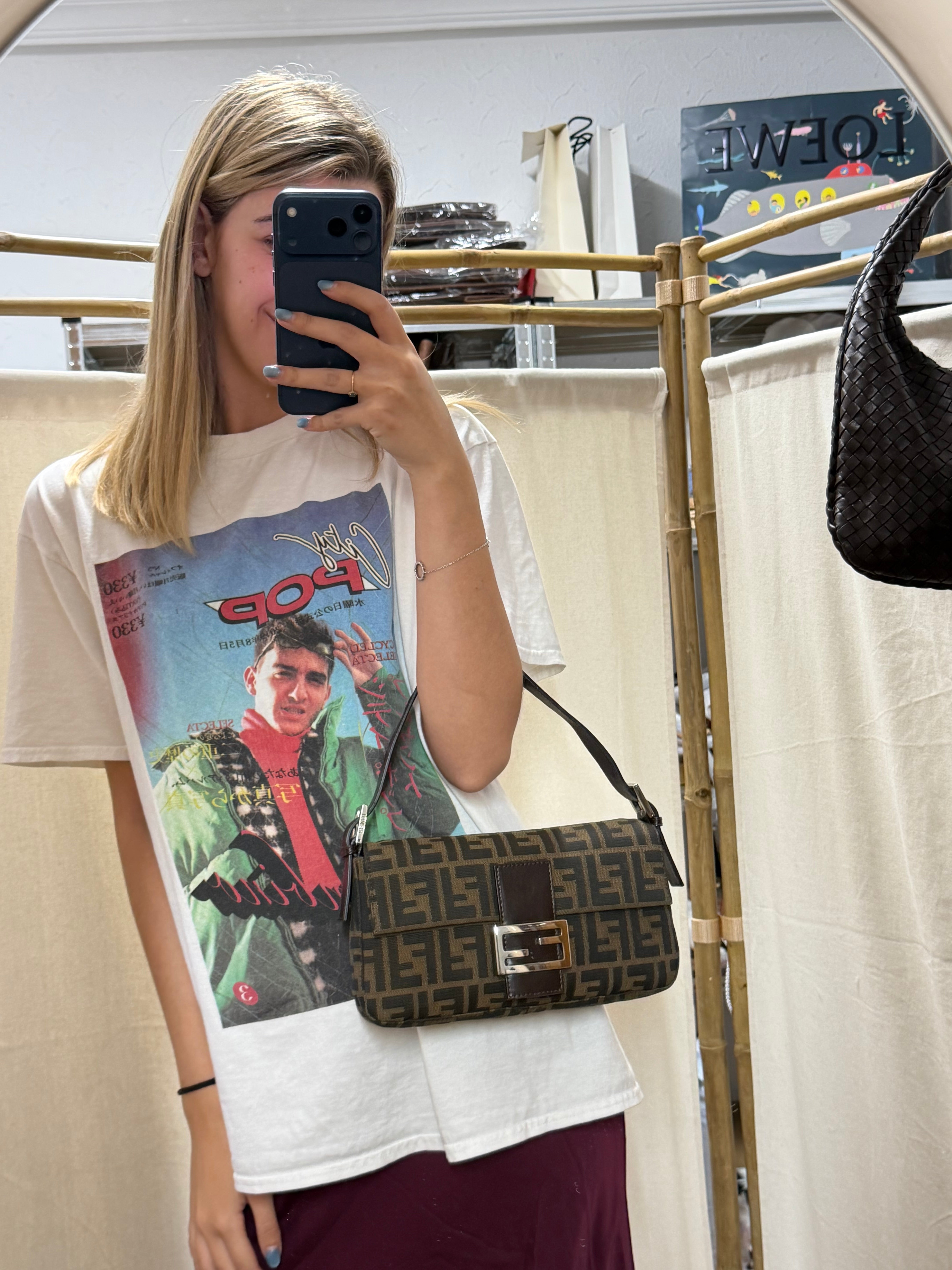 Fendi Baguette Zucca FF Marrón clasico