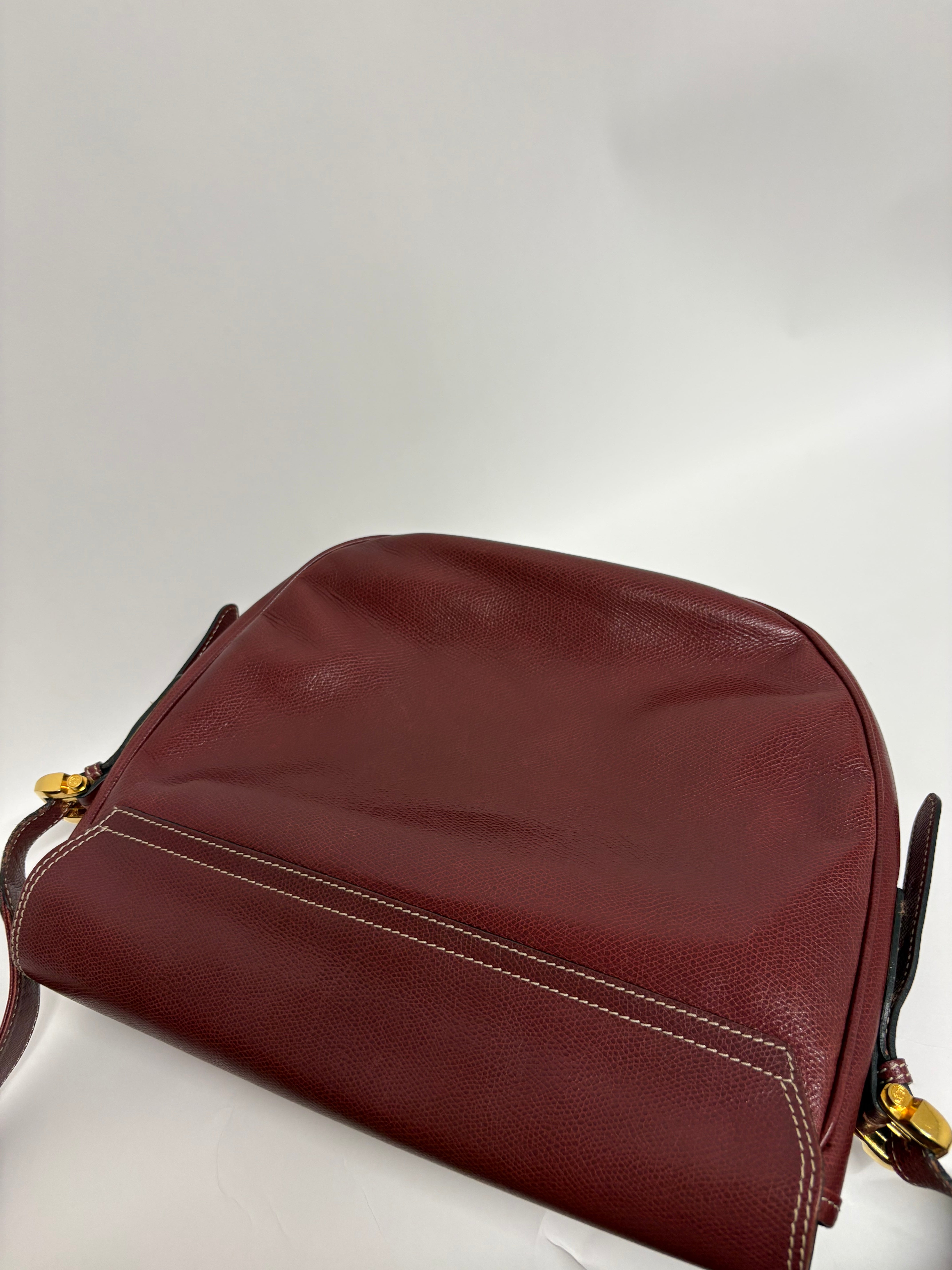Loewe bandolera burdeos grande vintage