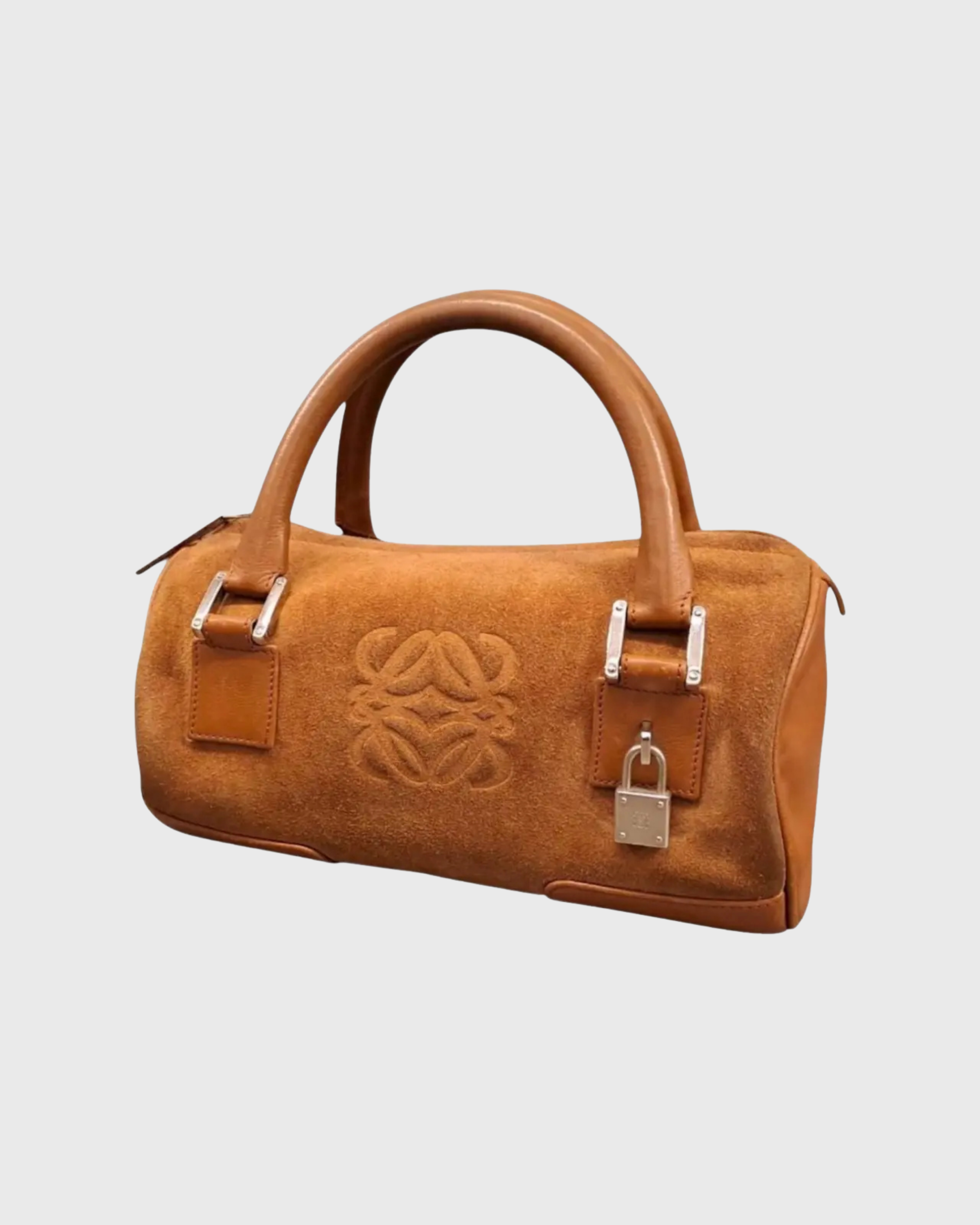 Bolso Brida Amazona en ante camel con accesorios completos