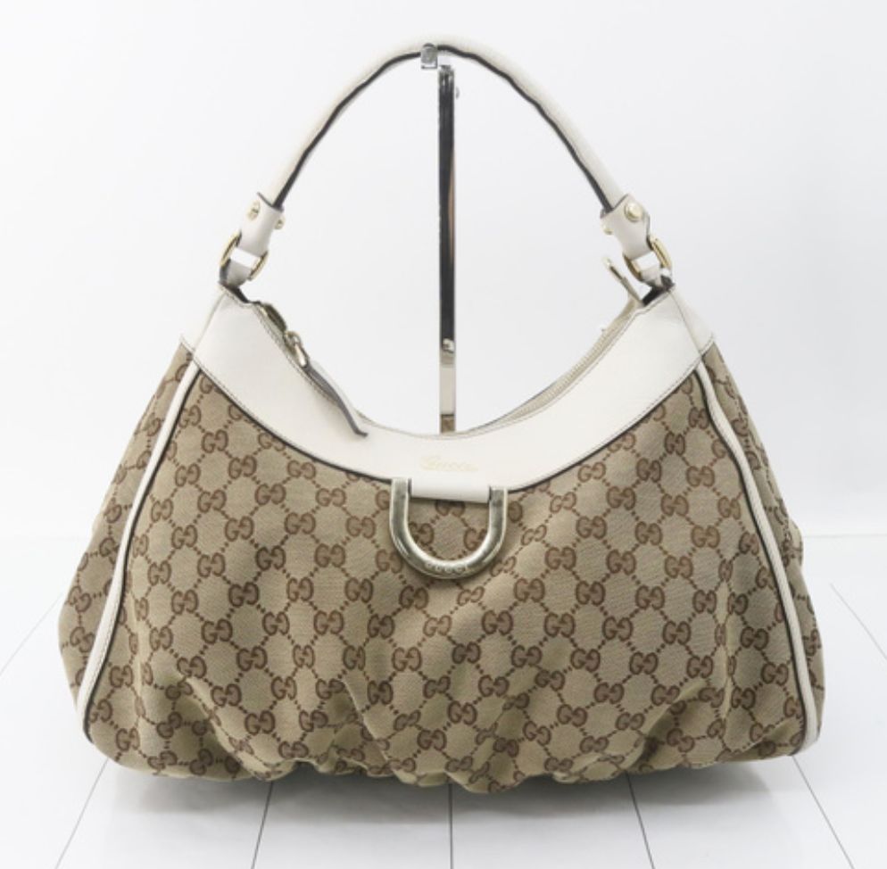 Gucci abbey gg canvas y blanco