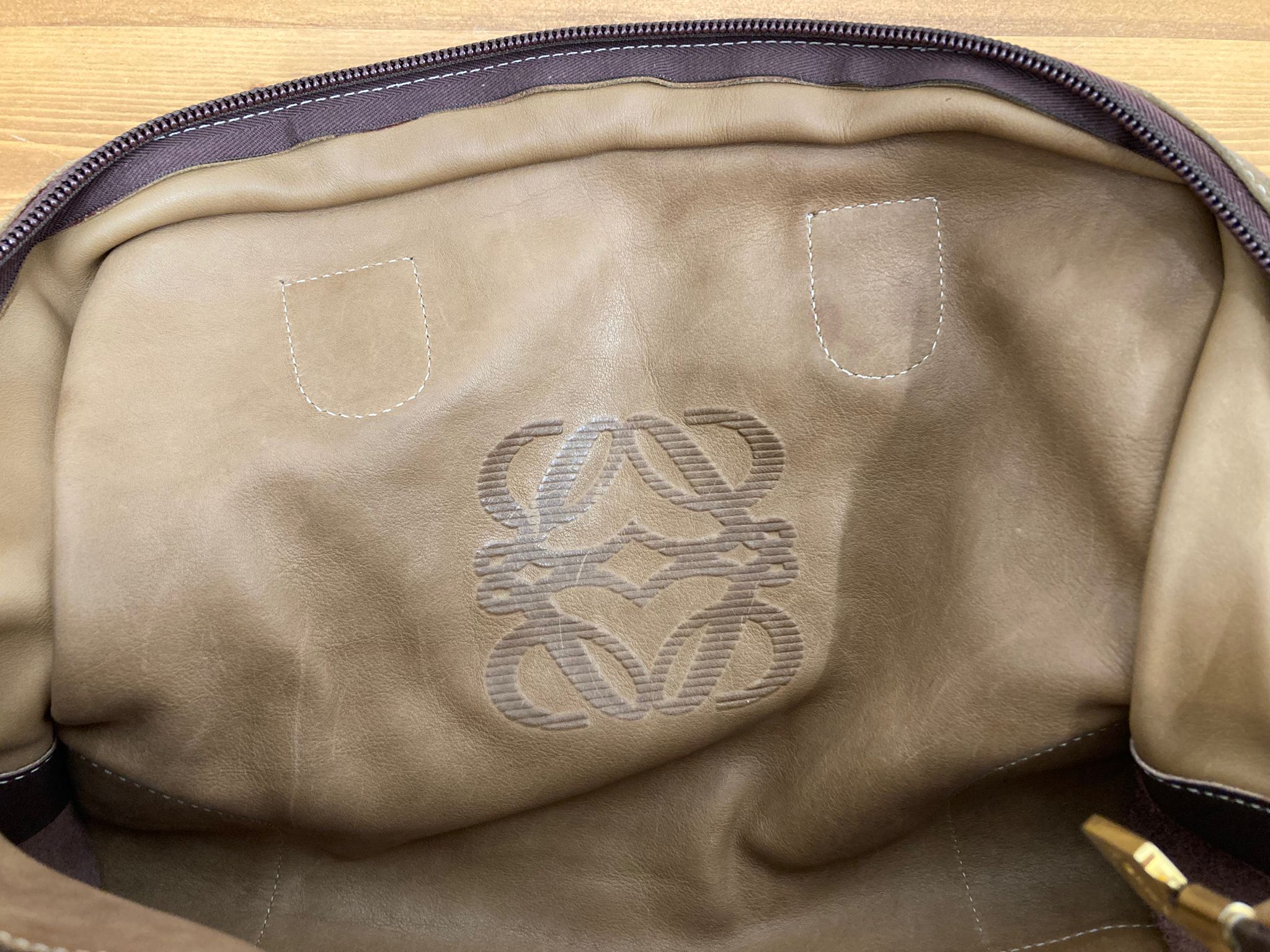 Loewe amazona vintage ante marrón