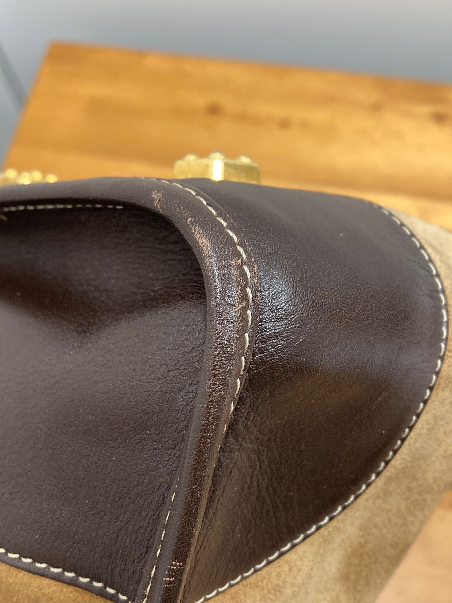 Loewe amazona vintage ante marrón