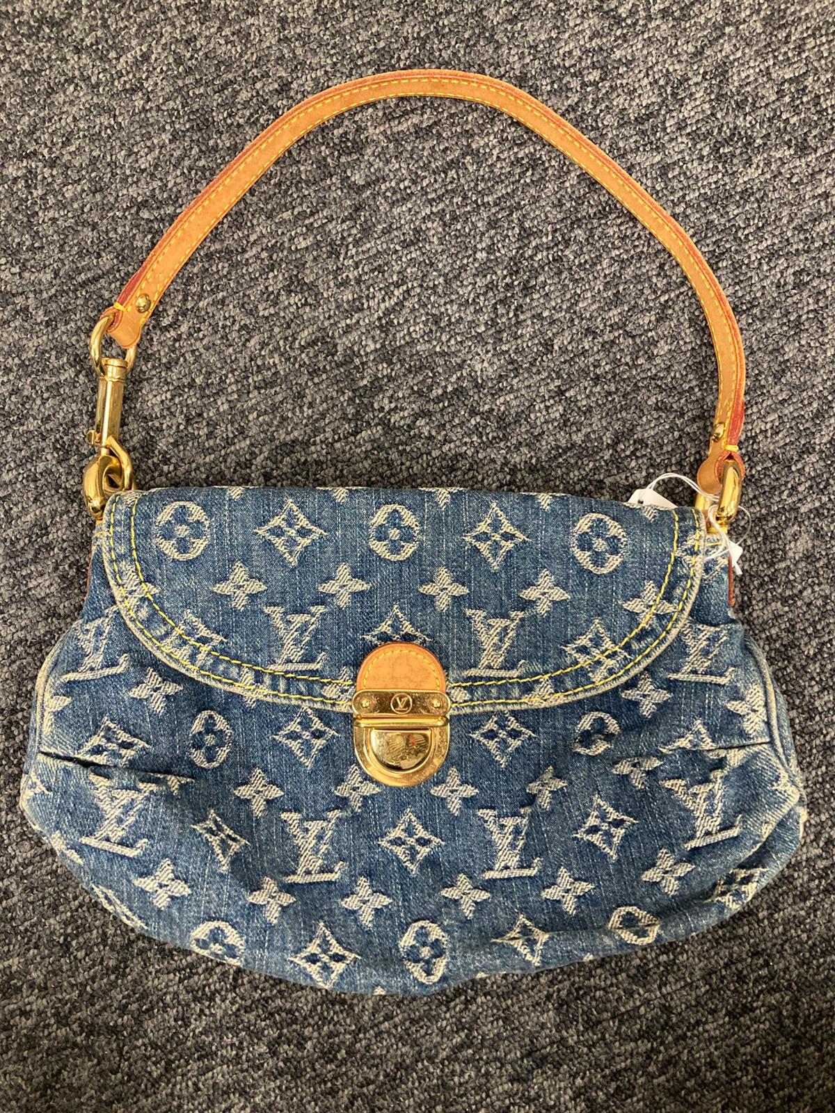 Louis Vuitton Monogram Denim Pleaty Azul Pretty Blue – Edición Limitada Vintage