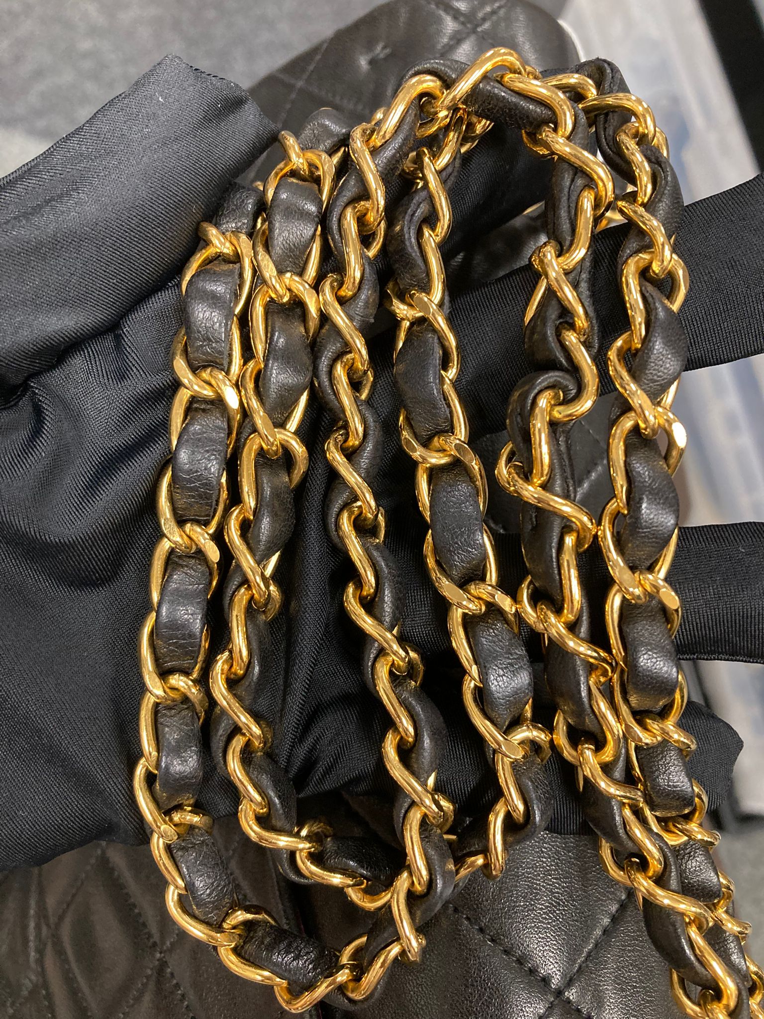 Chanel timeless doble flap 25 negro