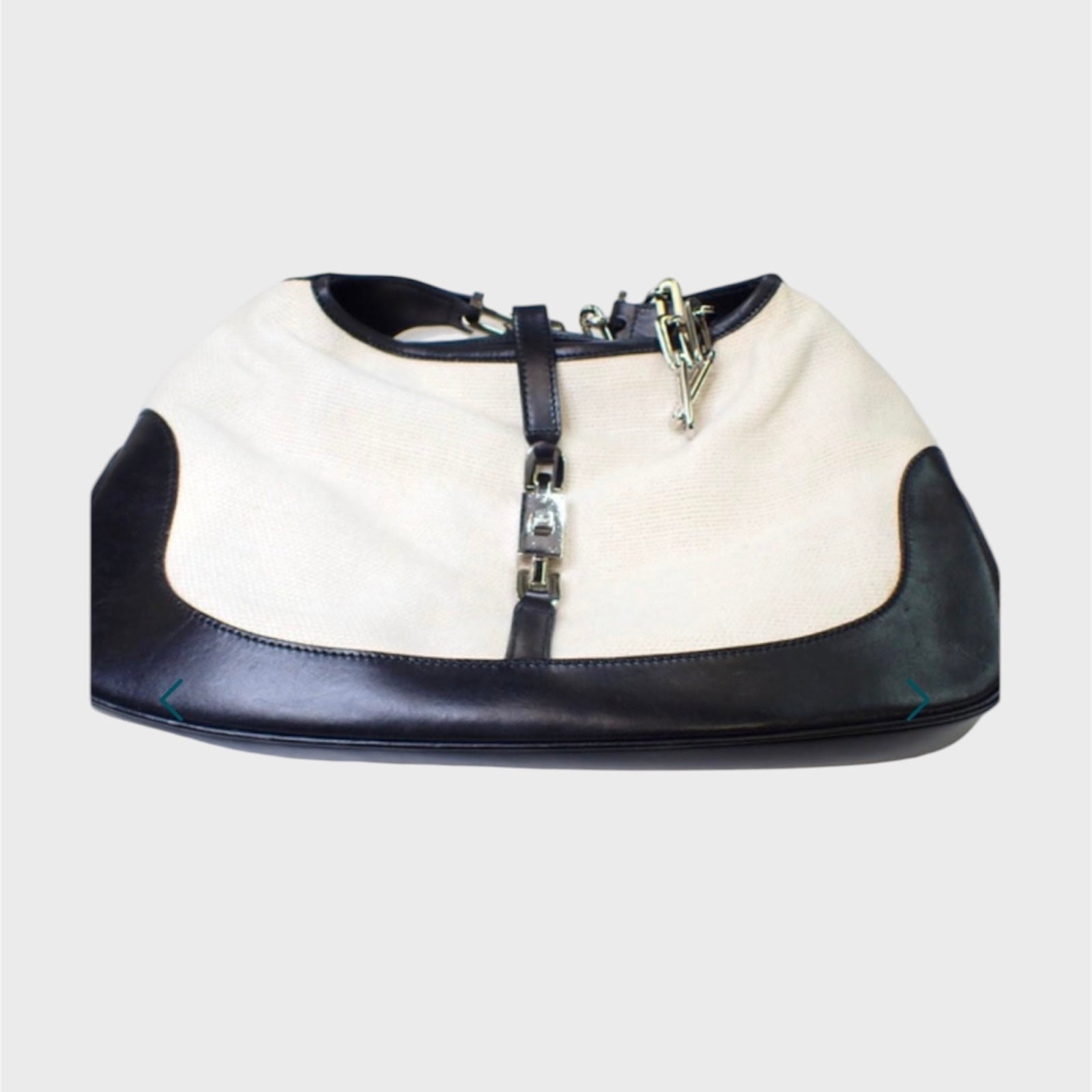 Gucci Jackie Shoulder Blanco y Negro