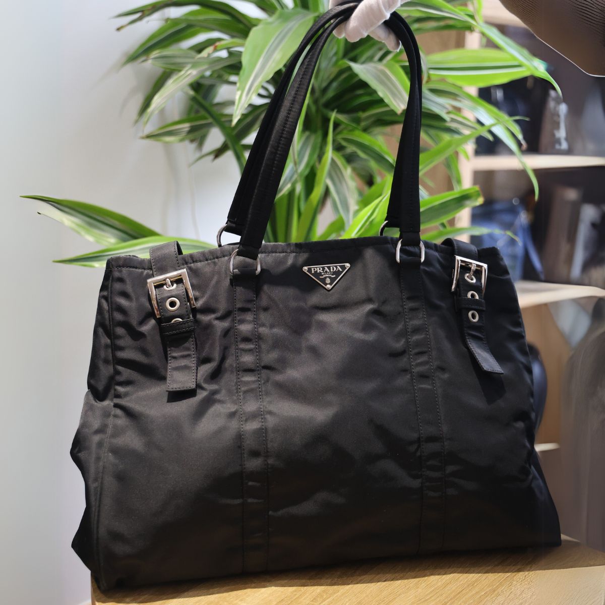 Prada tote bag nylon