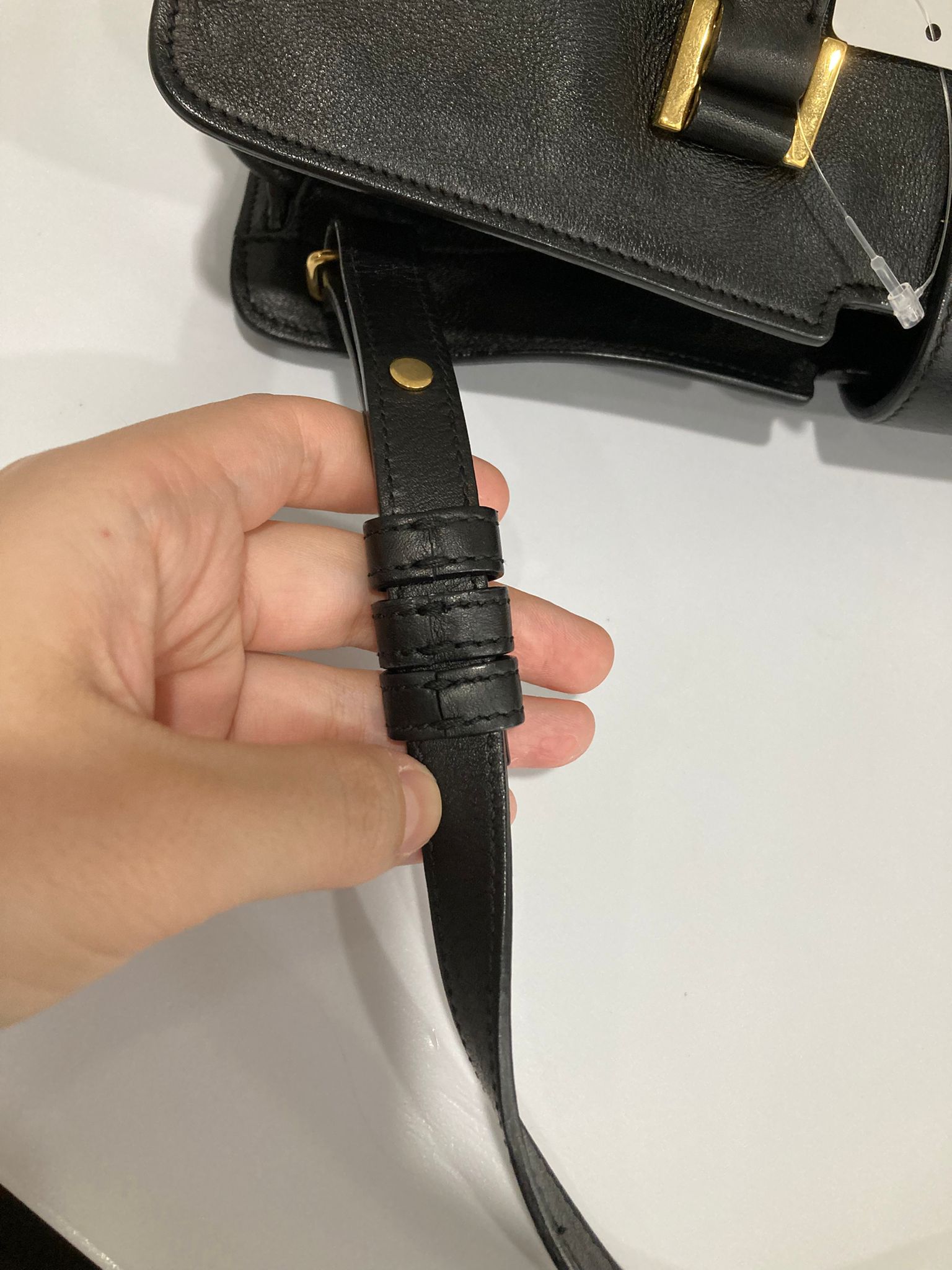 Saint Laurent Cabas 2Way Piel Negra Bandolera