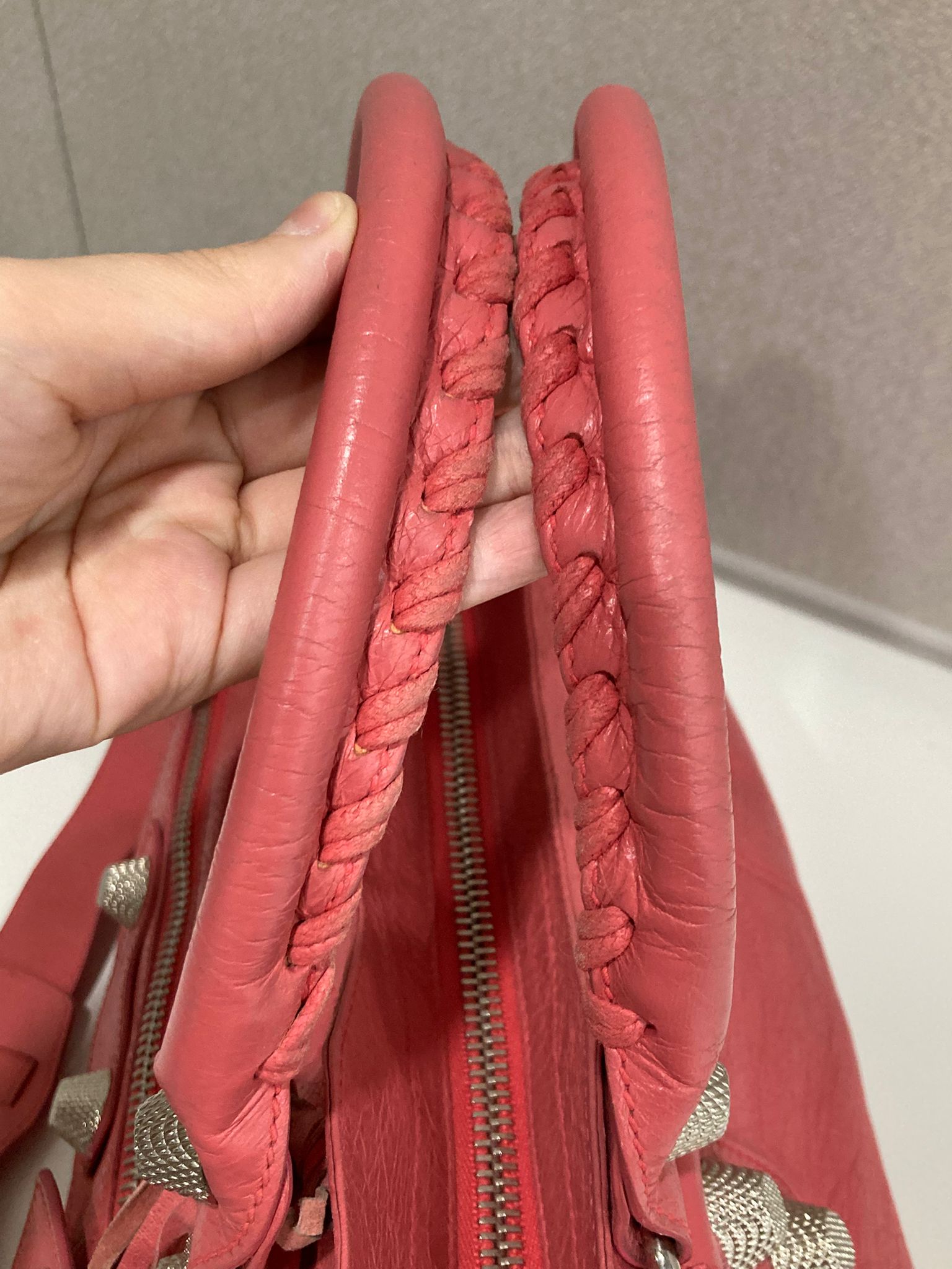 Balenciaga city rosa grande bandolera